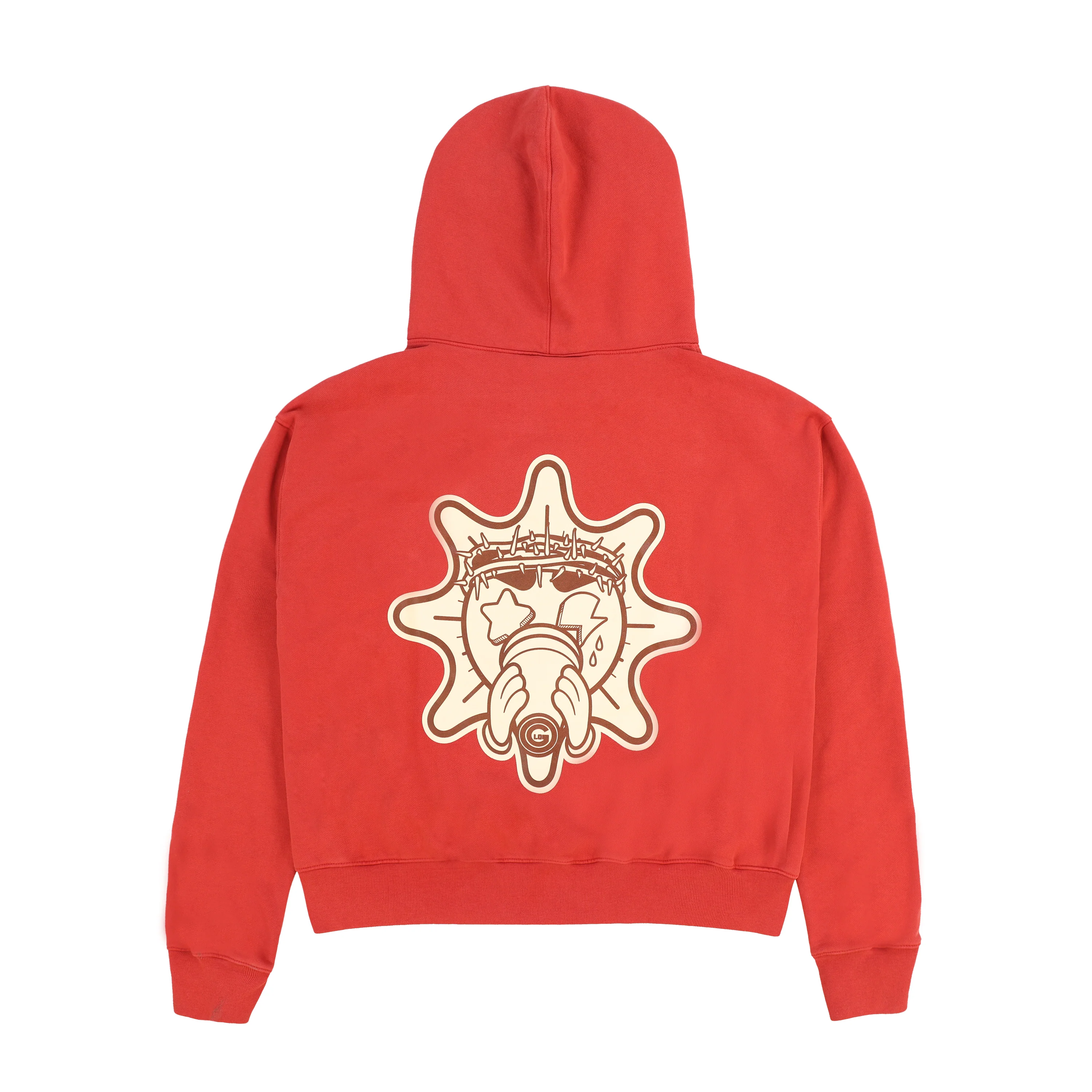 Almighty Glo Hoodie (Red) - Image 2