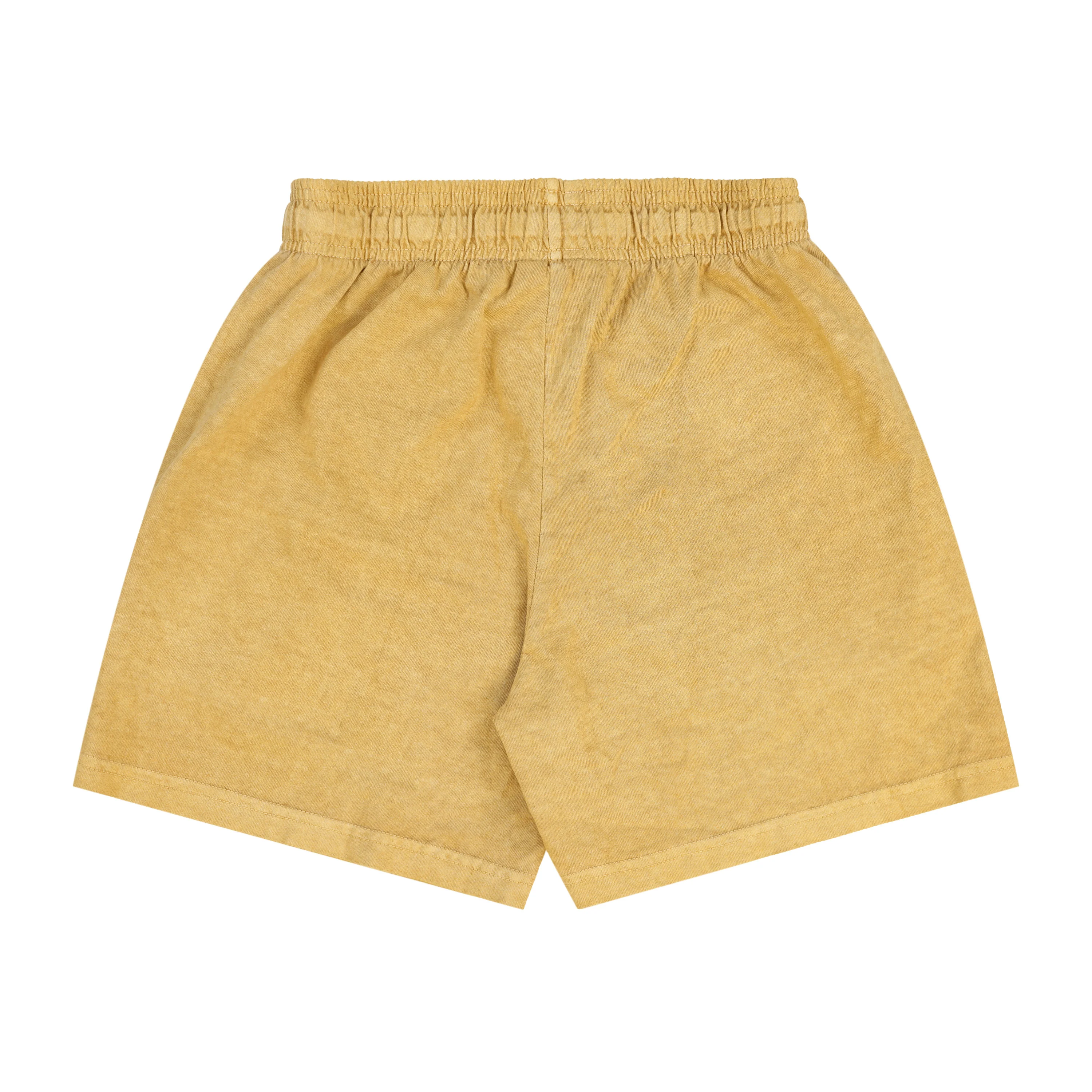 Distressed Logo Glo Shorts (Yellow) - Image 2