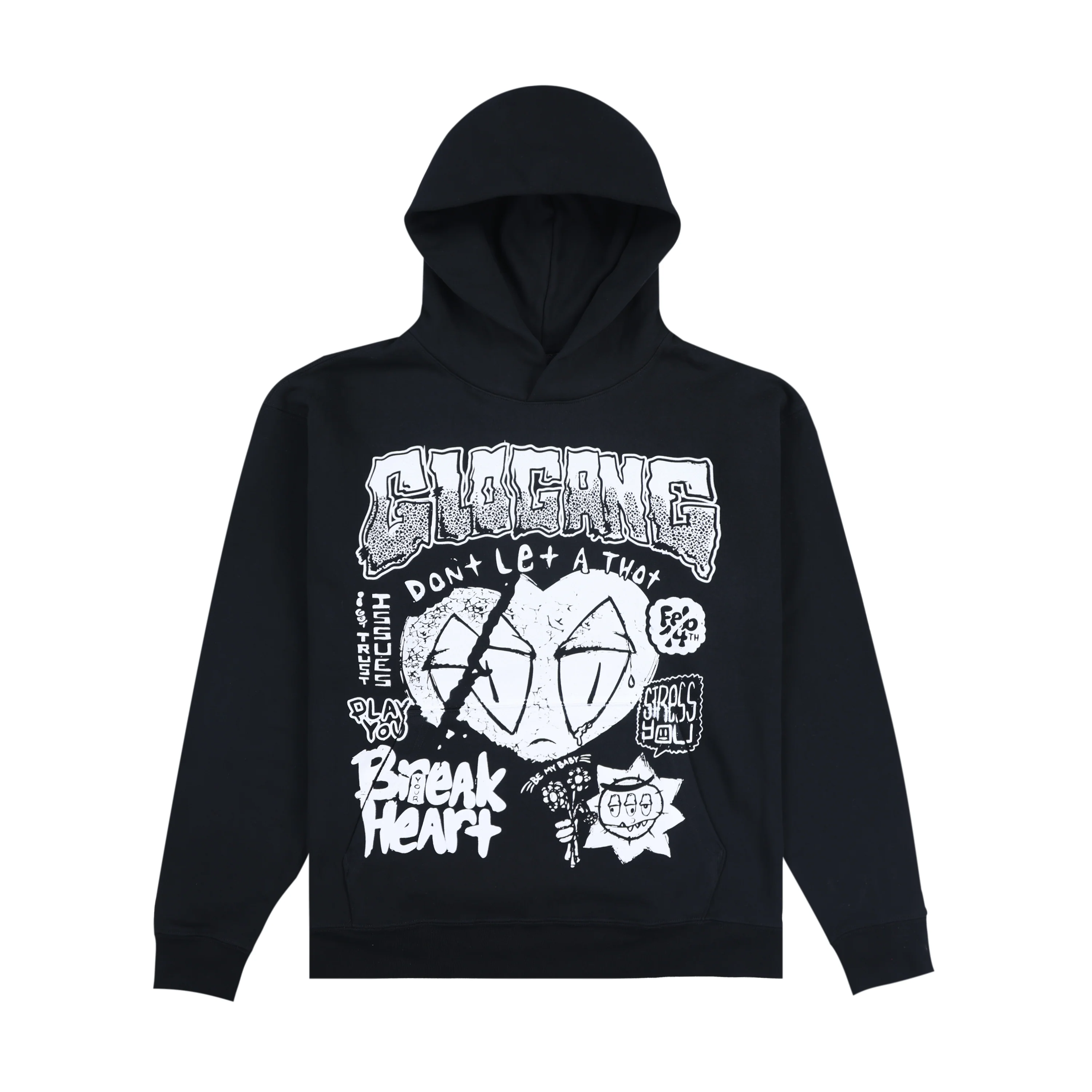 Don't Let a Thot "Glow in the Dark" Hoodie (Black)