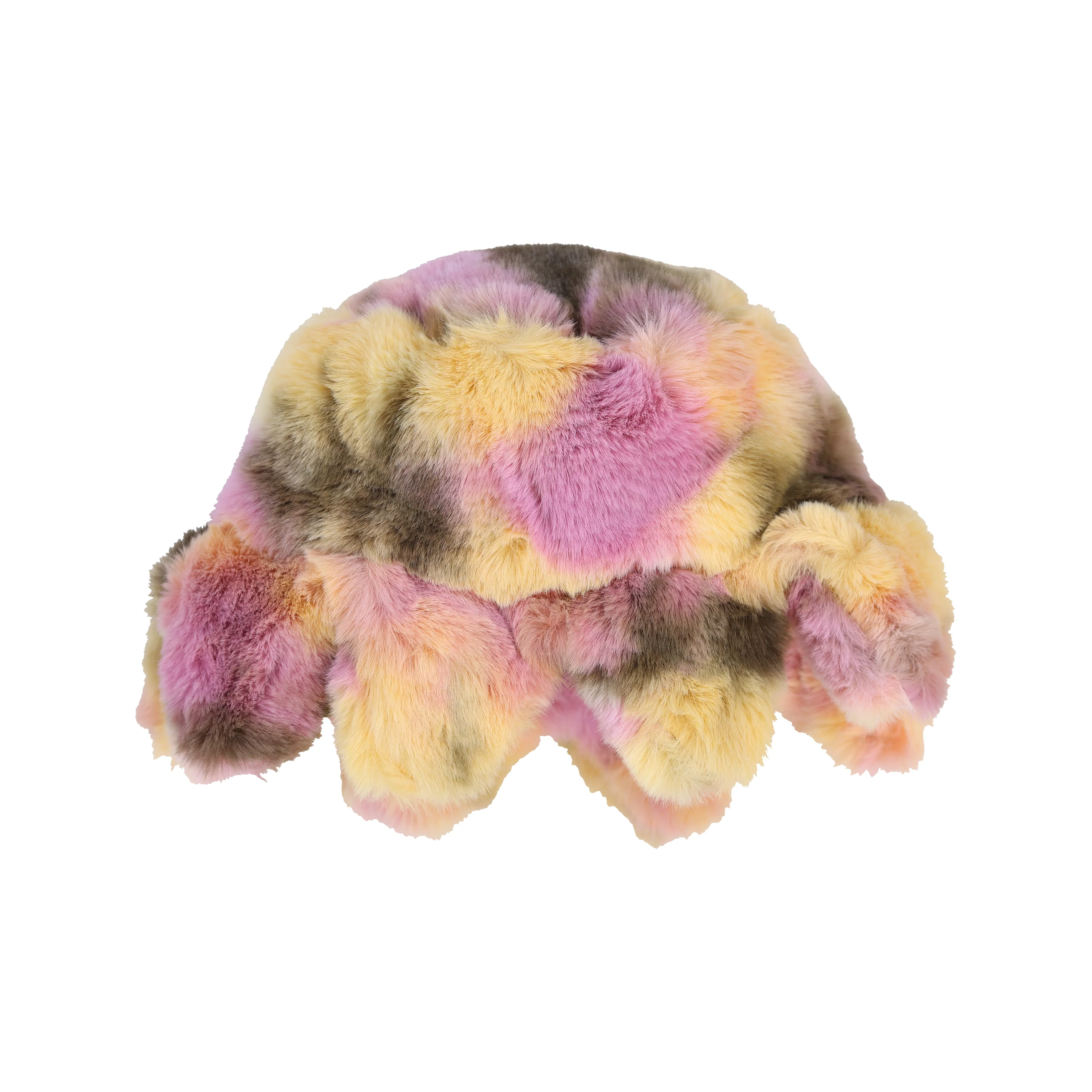 Furry Glo Sun Bucket Hat (Glo Sherbert) - Image 2