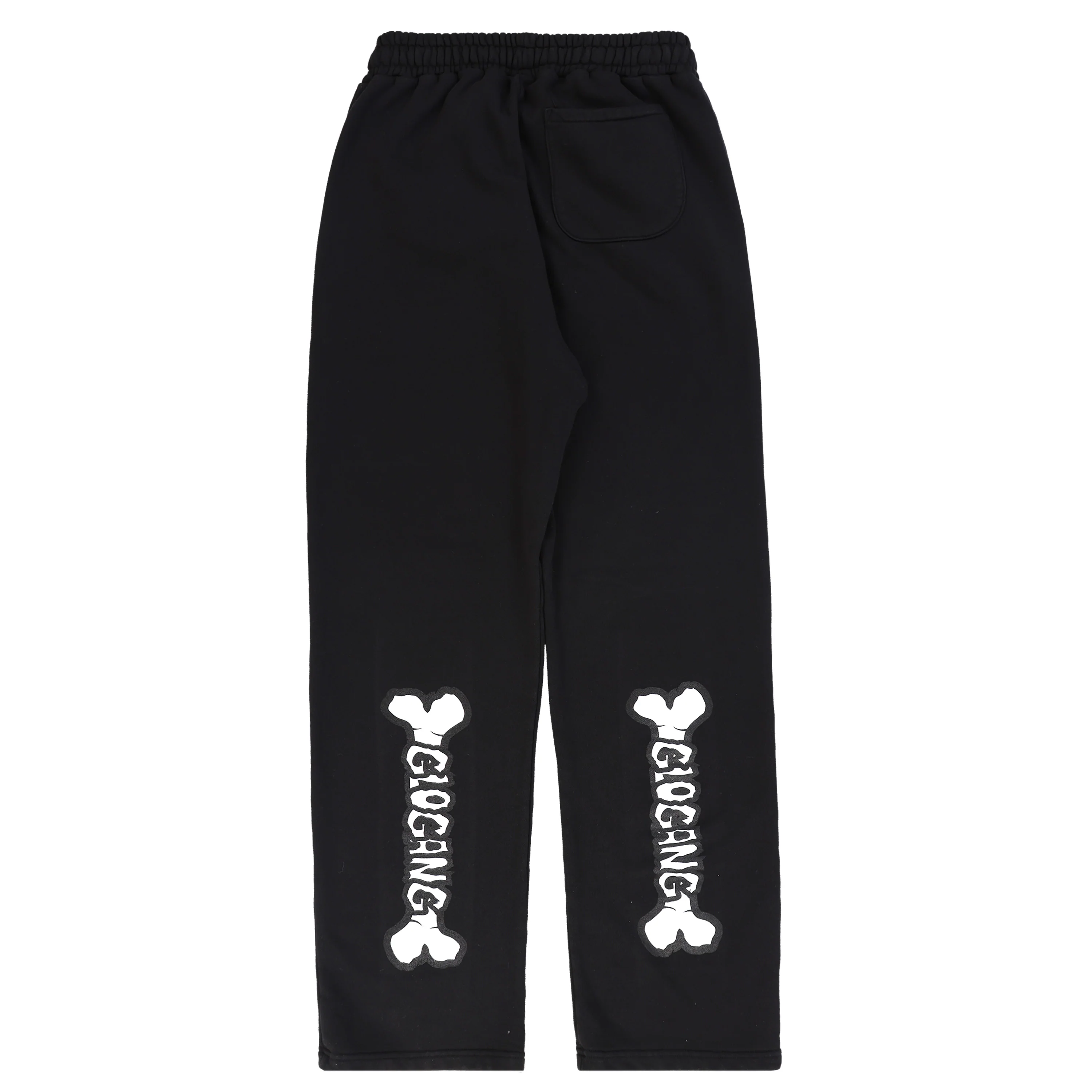 Gangs Don't Die Bones Straight Leg Sweatpants (Black) - Image 2