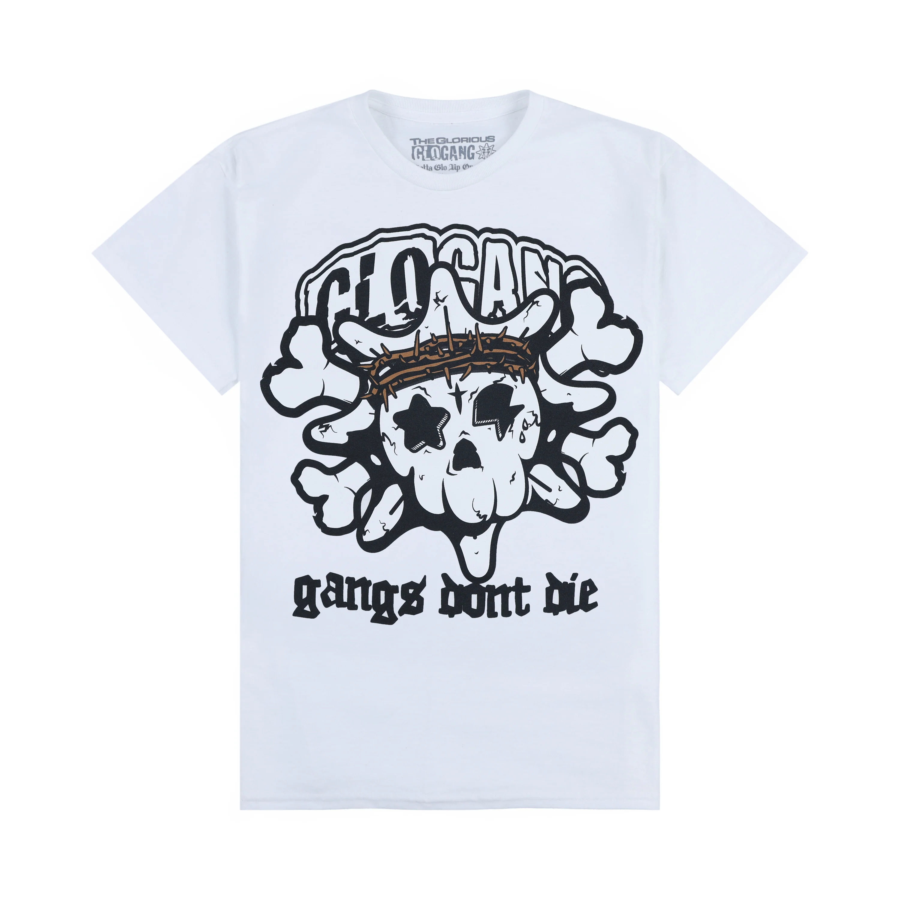 Gangs Don't Die Tee (White)