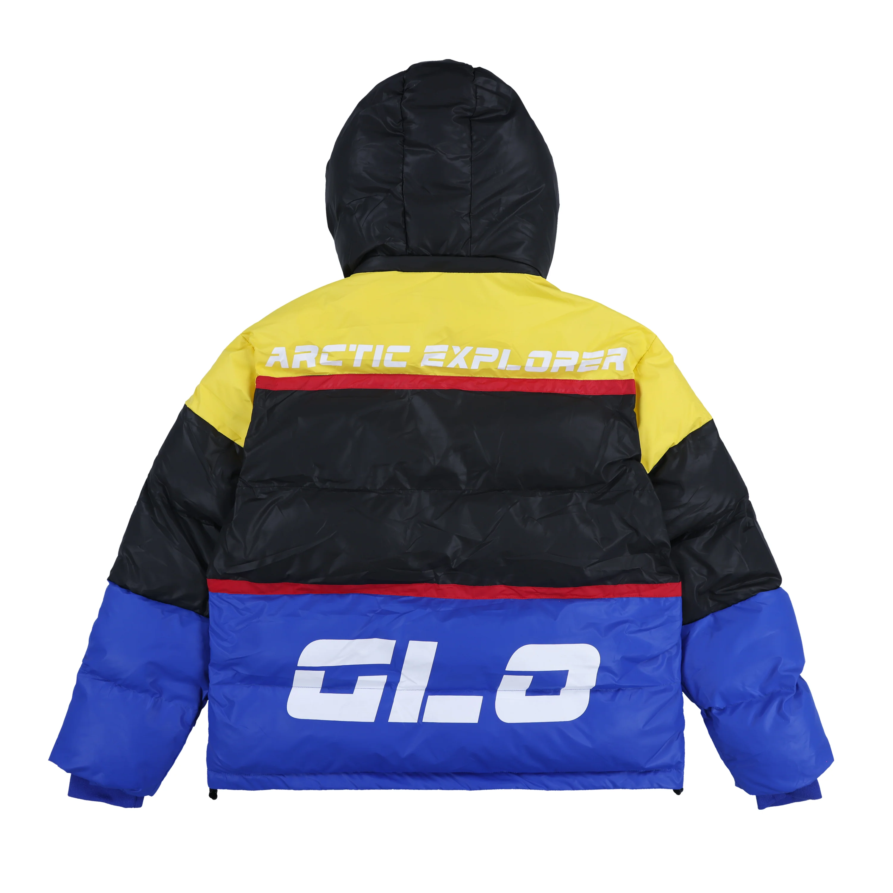 Glo Arctic Explorer Puffer Jacket (Blue/Yellow) - Image 2