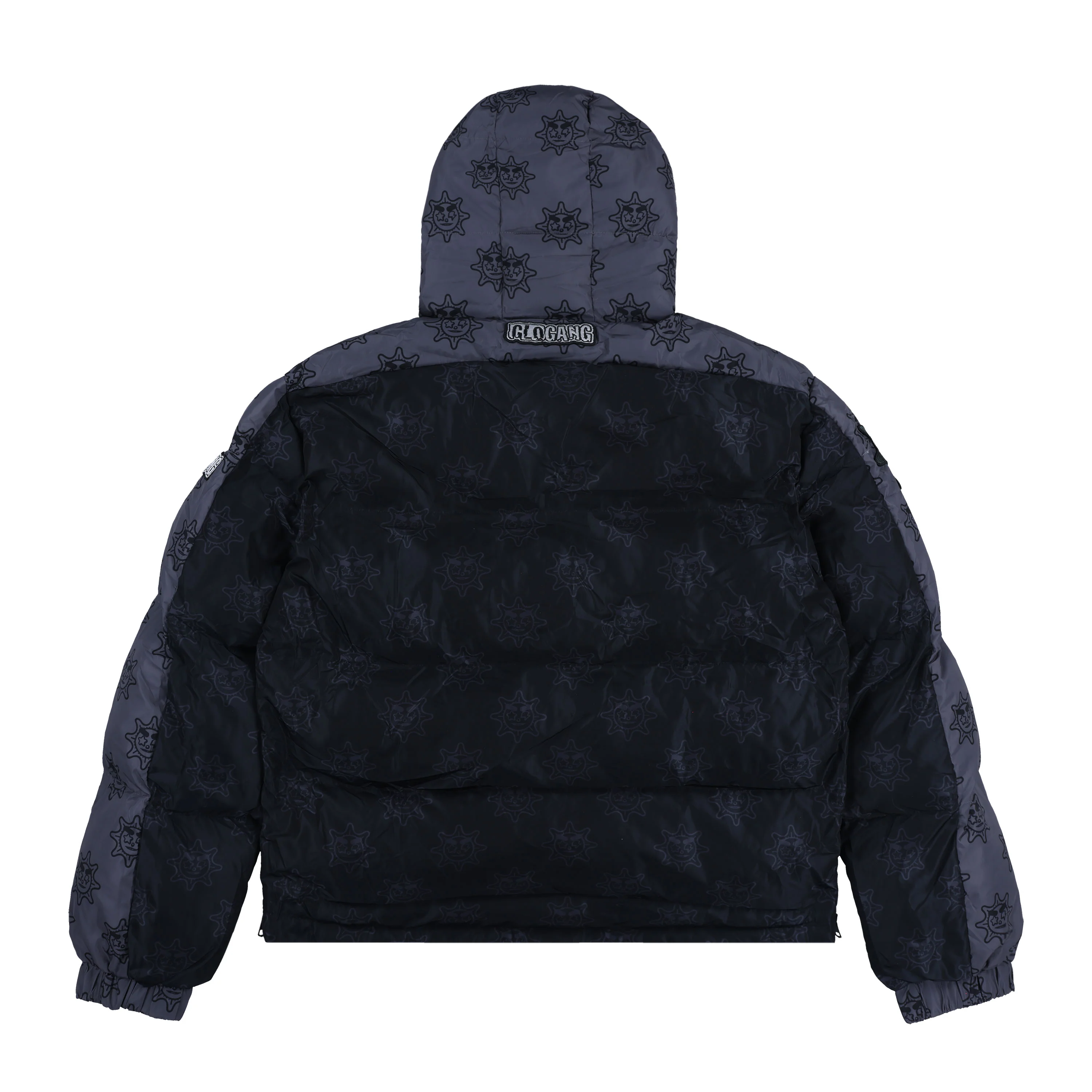 Glo Arctic Half Zip Puffer Jacket (Black) - Image 2