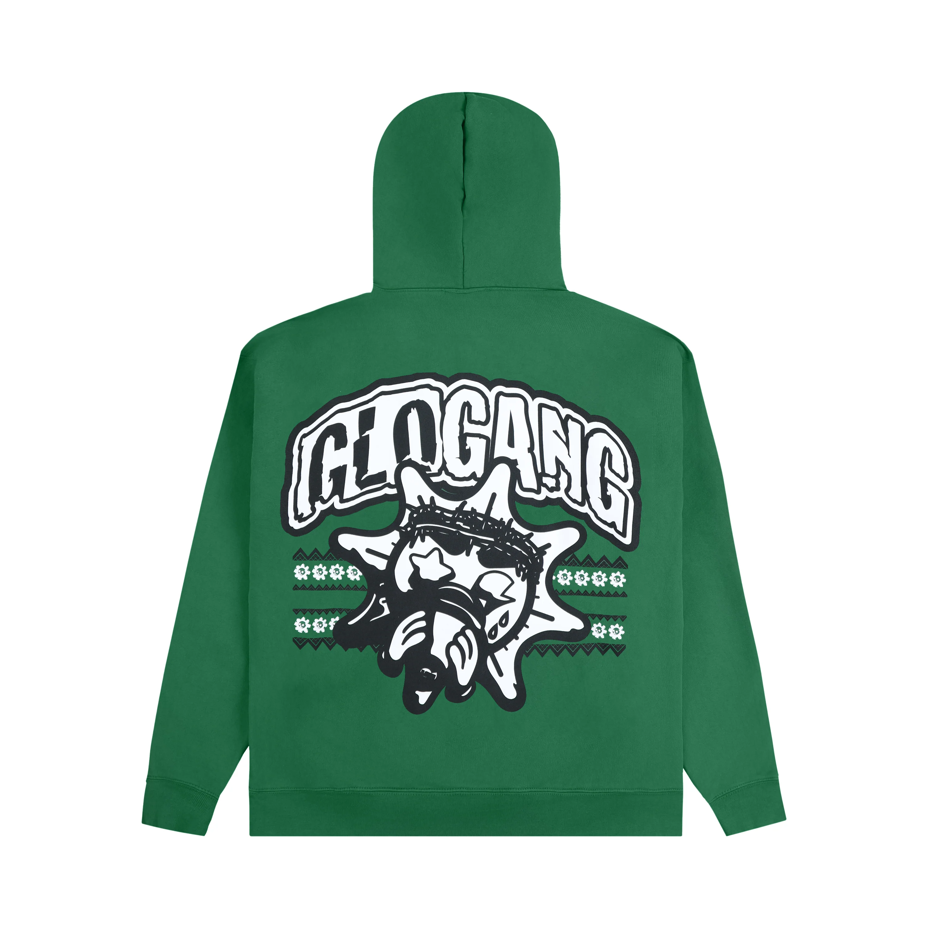 Glo Christmas Hoodie (Green) - Image 2