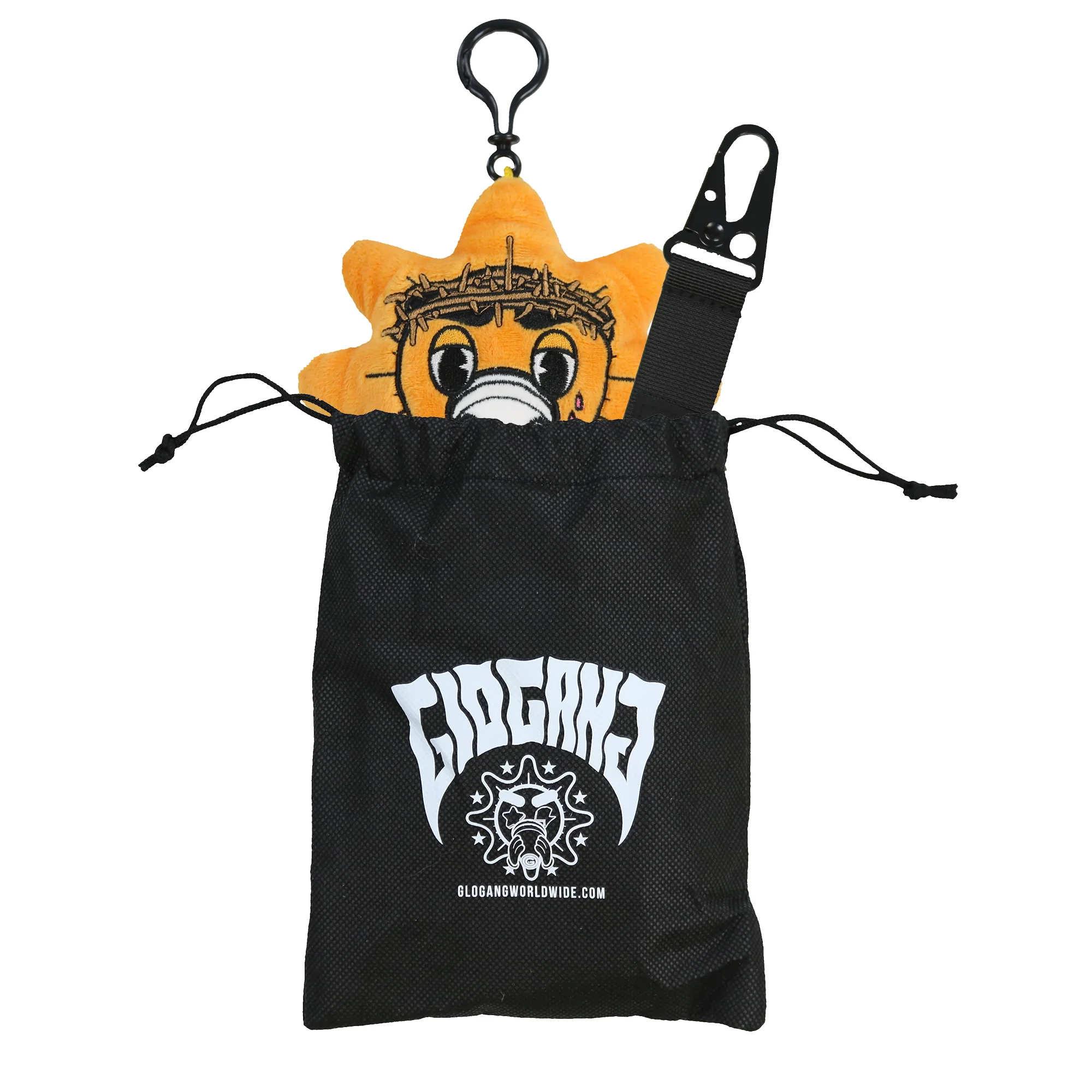 Glo Cup Plush Pouch Keychain (Yellow) - Image 2