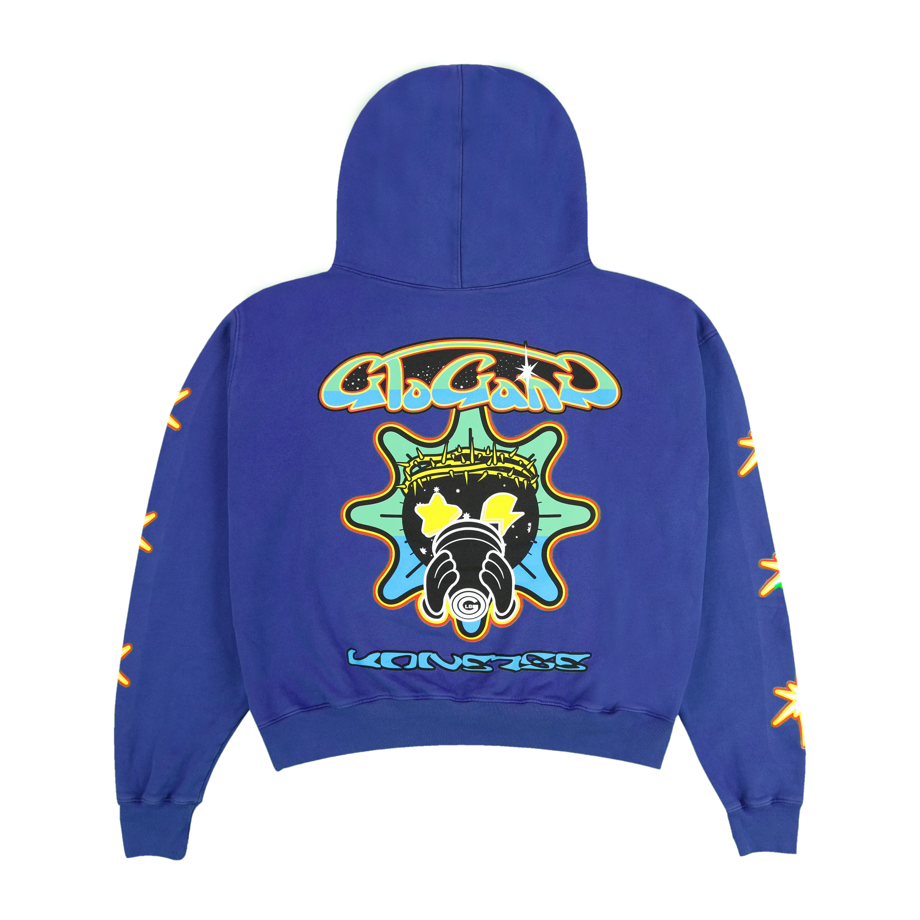Glo Galaxy Hoodie (Vintage Blue) - Image 2