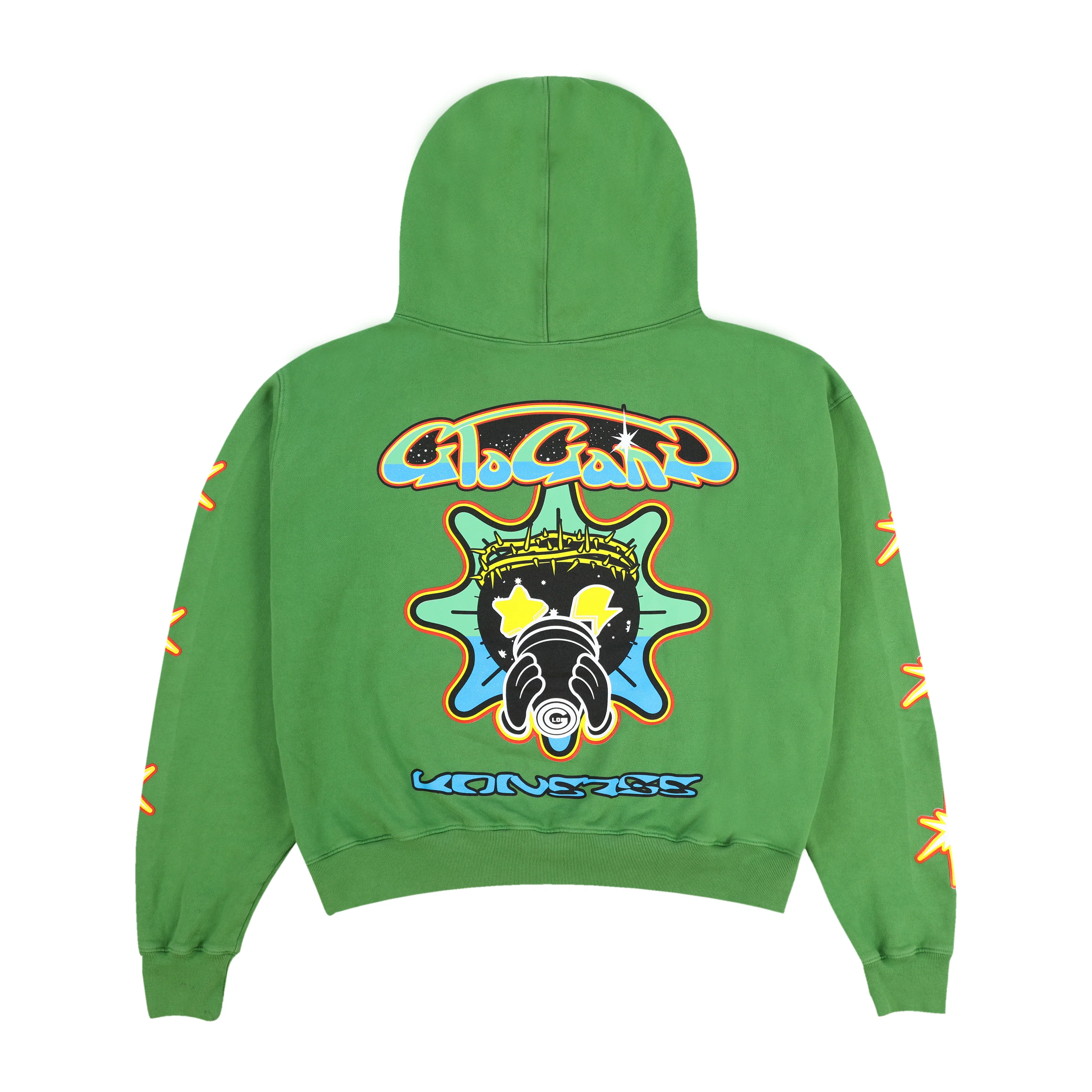 Glo Galaxy Hoodie (Vintage Green) - Image 2