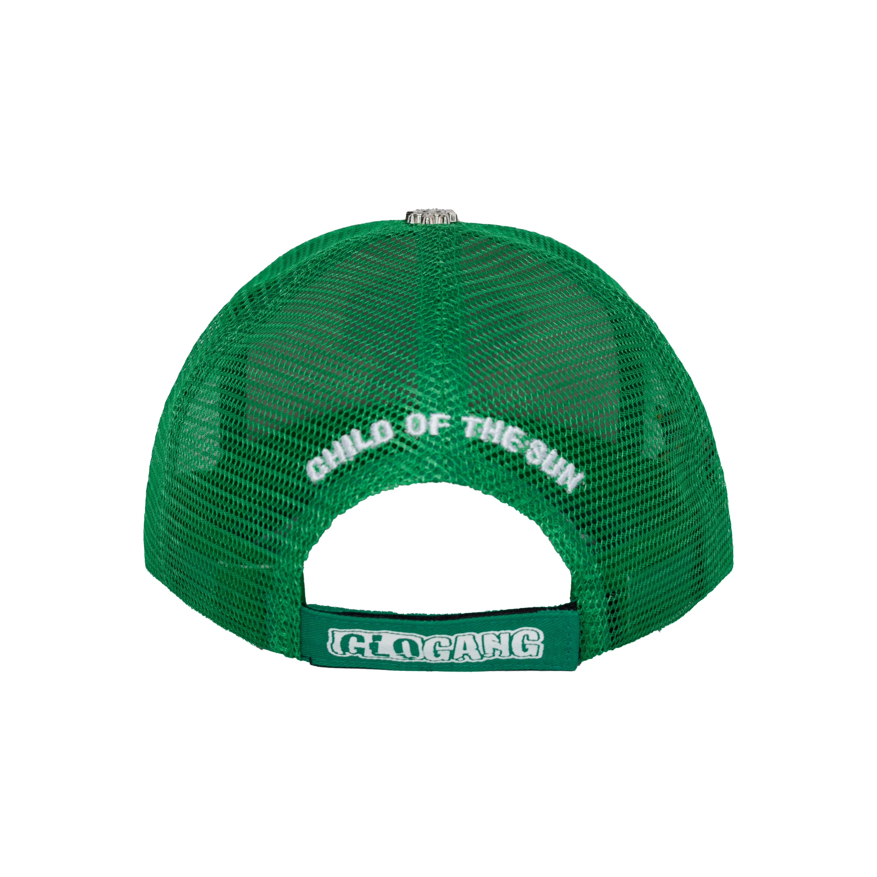 Glo Gang Classic Logo Trucker Hat (Green/White) - Image 2