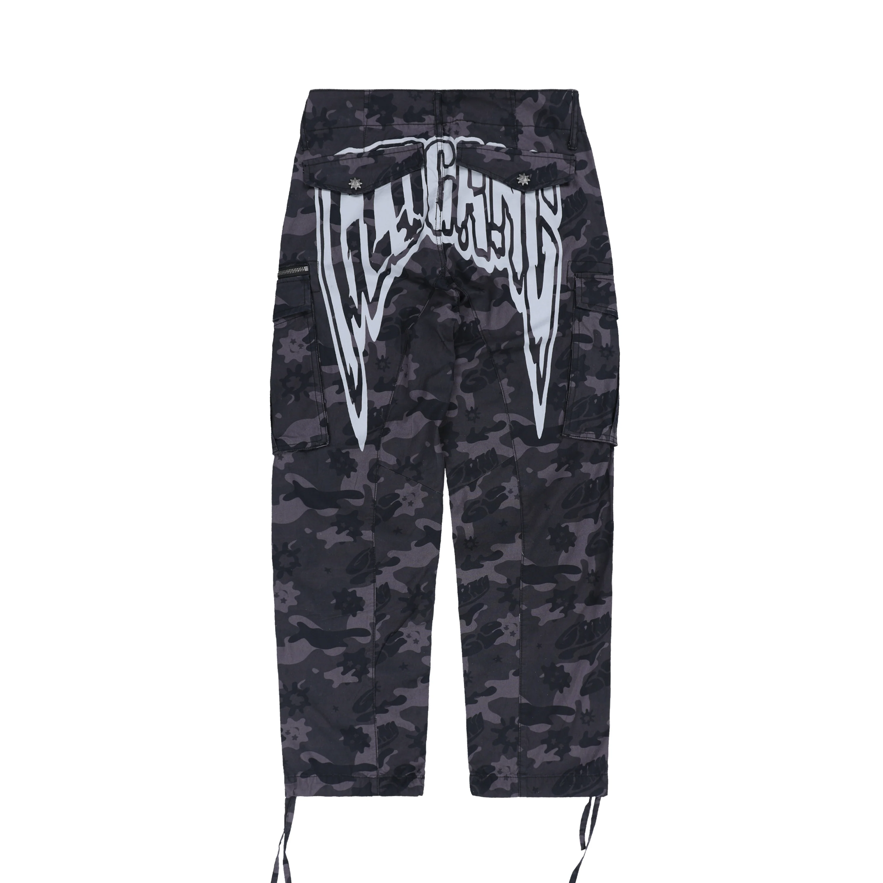 Glo Gang Side Zip Tapered Pant (Black Camo) - Image 2