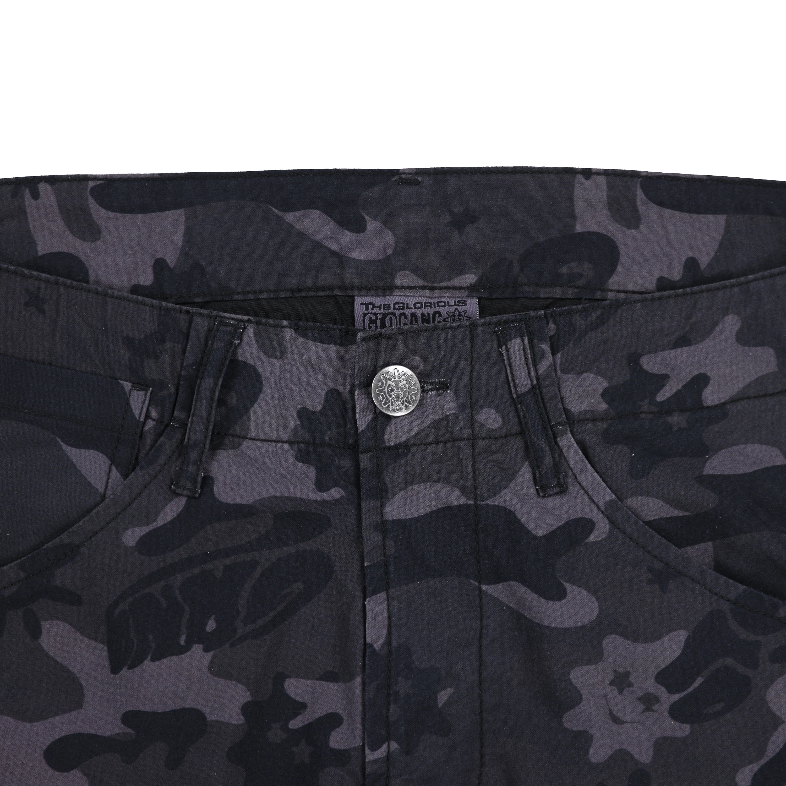 Glo Gang Side Zip Tapered Pant (Black Camo) - Image 3
