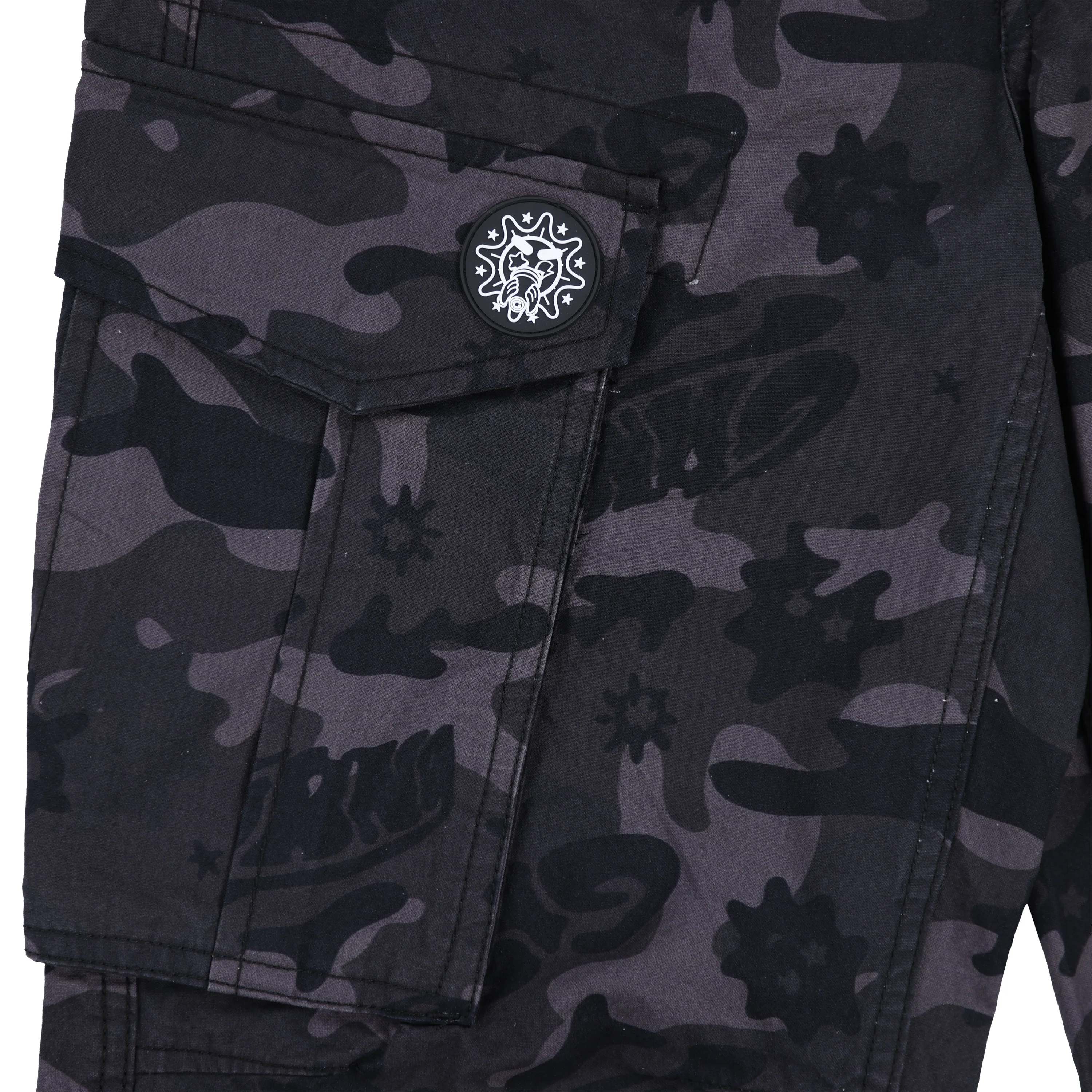 Glo Gang Side Zip Tapered Pant (Black Camo) - Image 5
