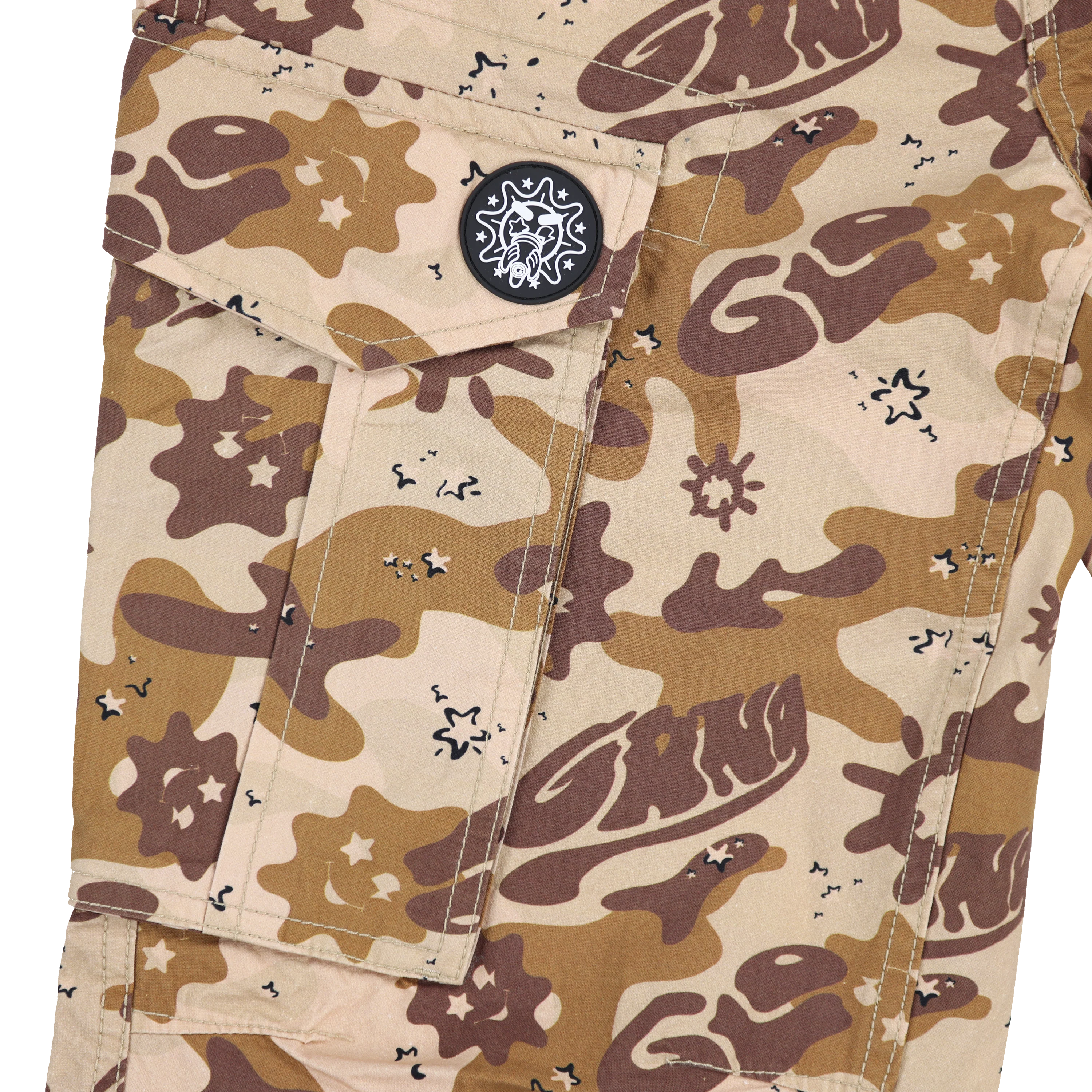 Glo Gang Side Zip Tapered Pant (Tan Camo) - Image 3