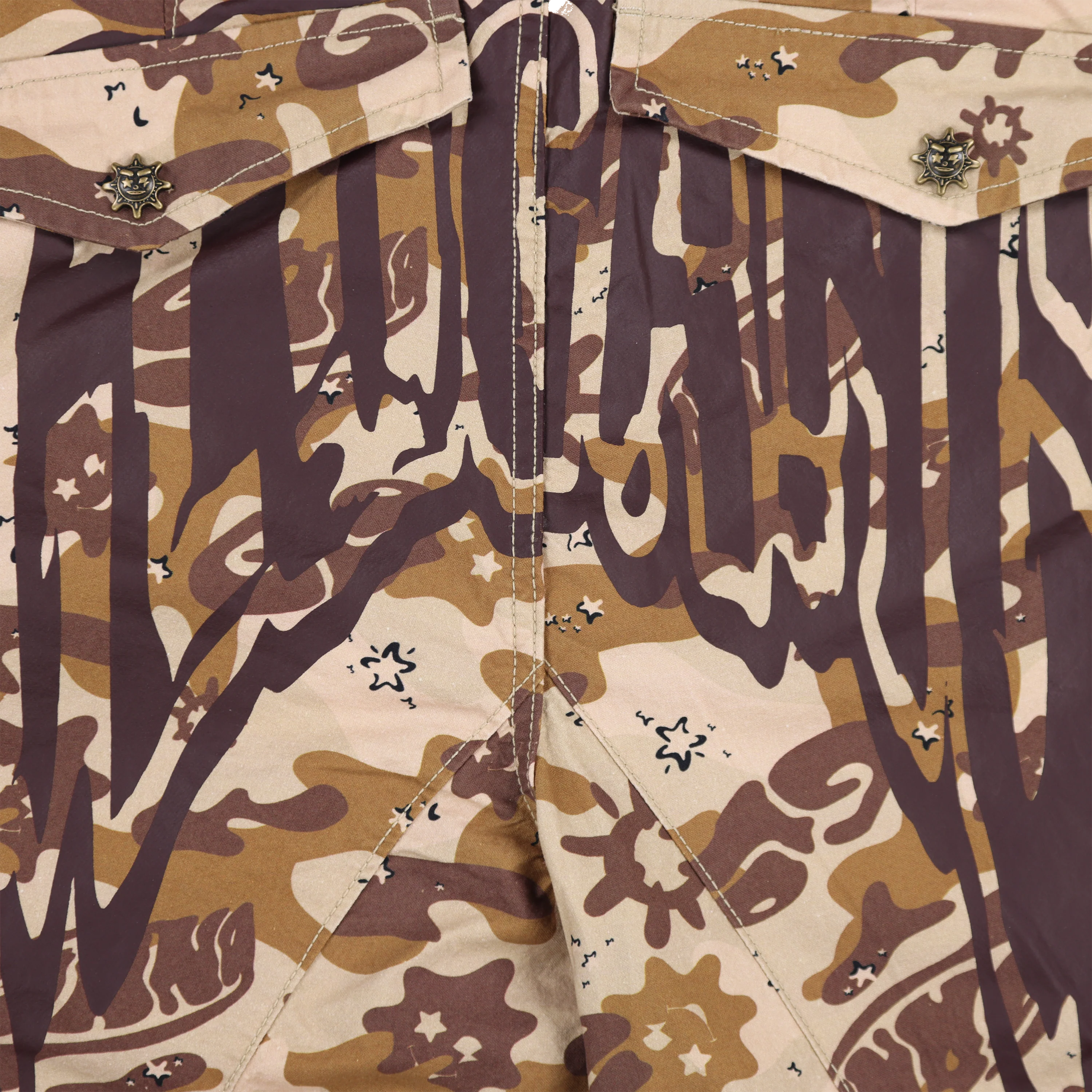 Glo Gang Side Zip Tapered Pant (Tan Camo) - Image 5