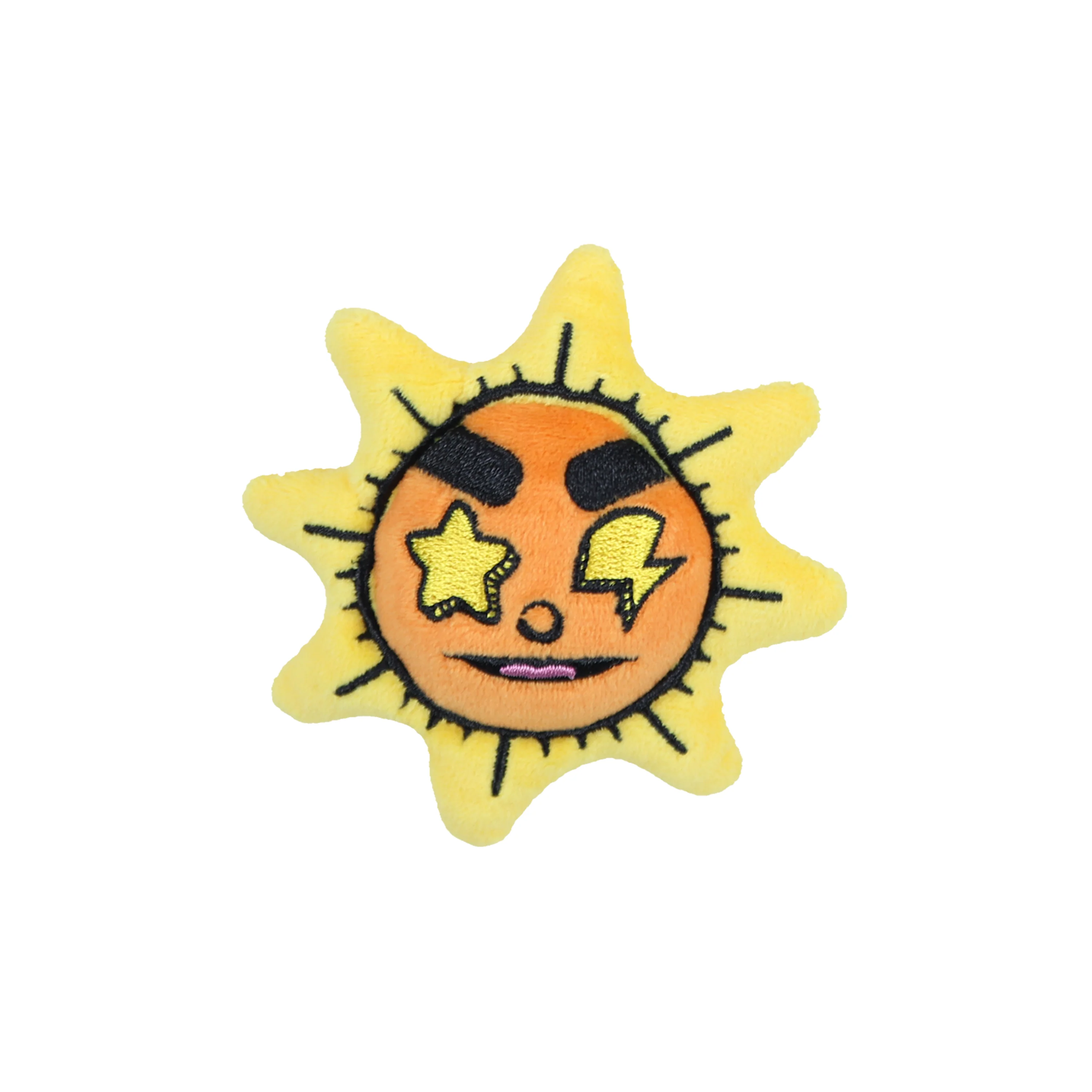 Glo Gang Sun Brooch (Yellow)