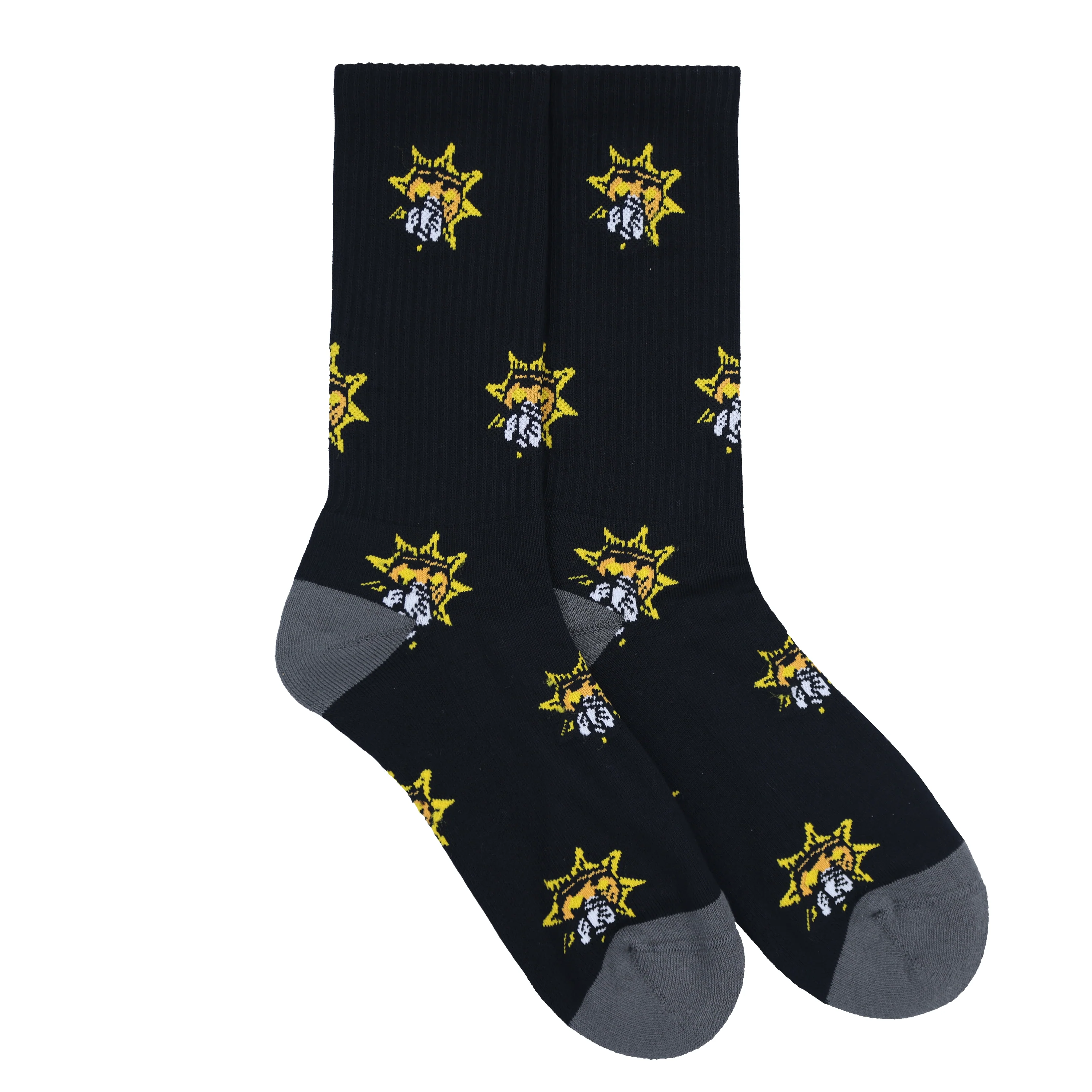Glo Gang Sun Socks (Black)