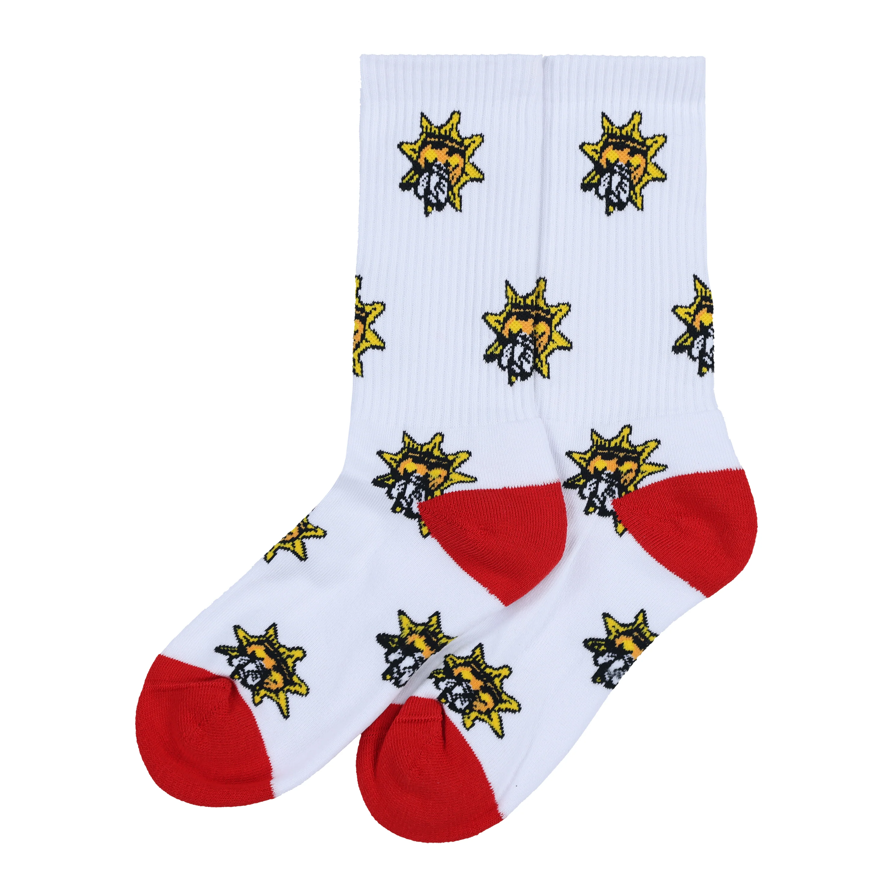 Glo Gang Sun Socks (White) - Image 2