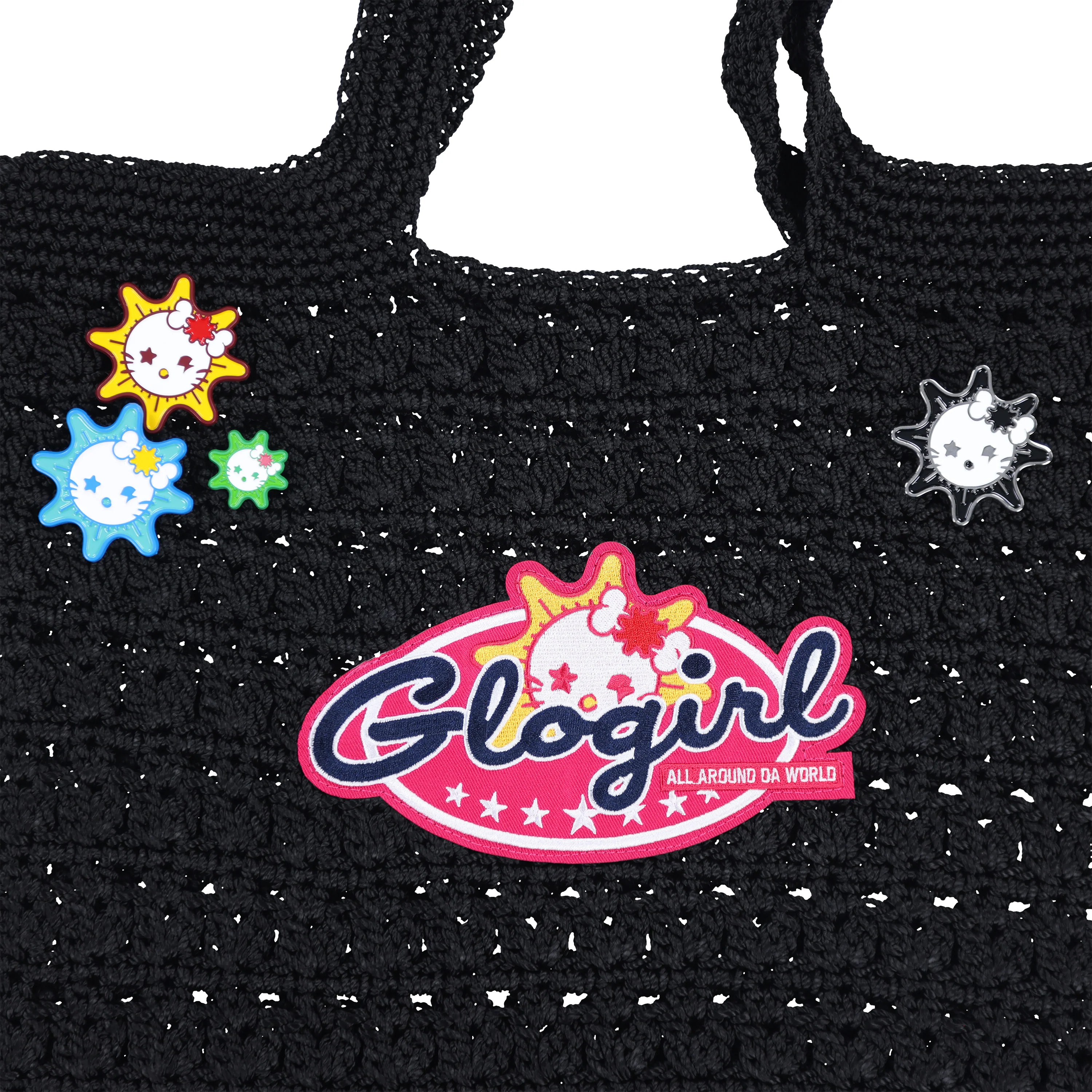 Glo Girl Knitted Tote Bag - Image 3