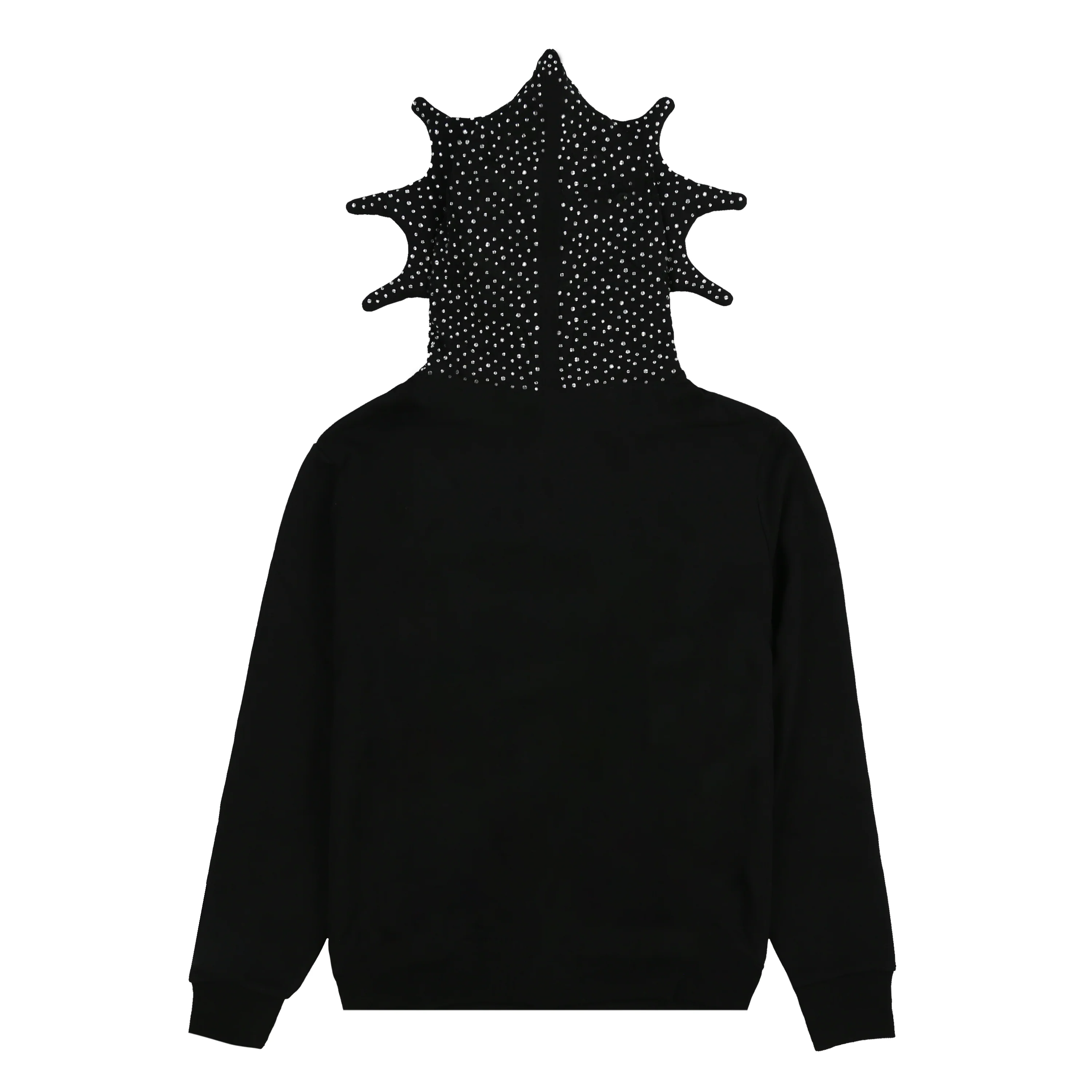 Glo Man Rhinestone Hoodie (Black) - Image 2