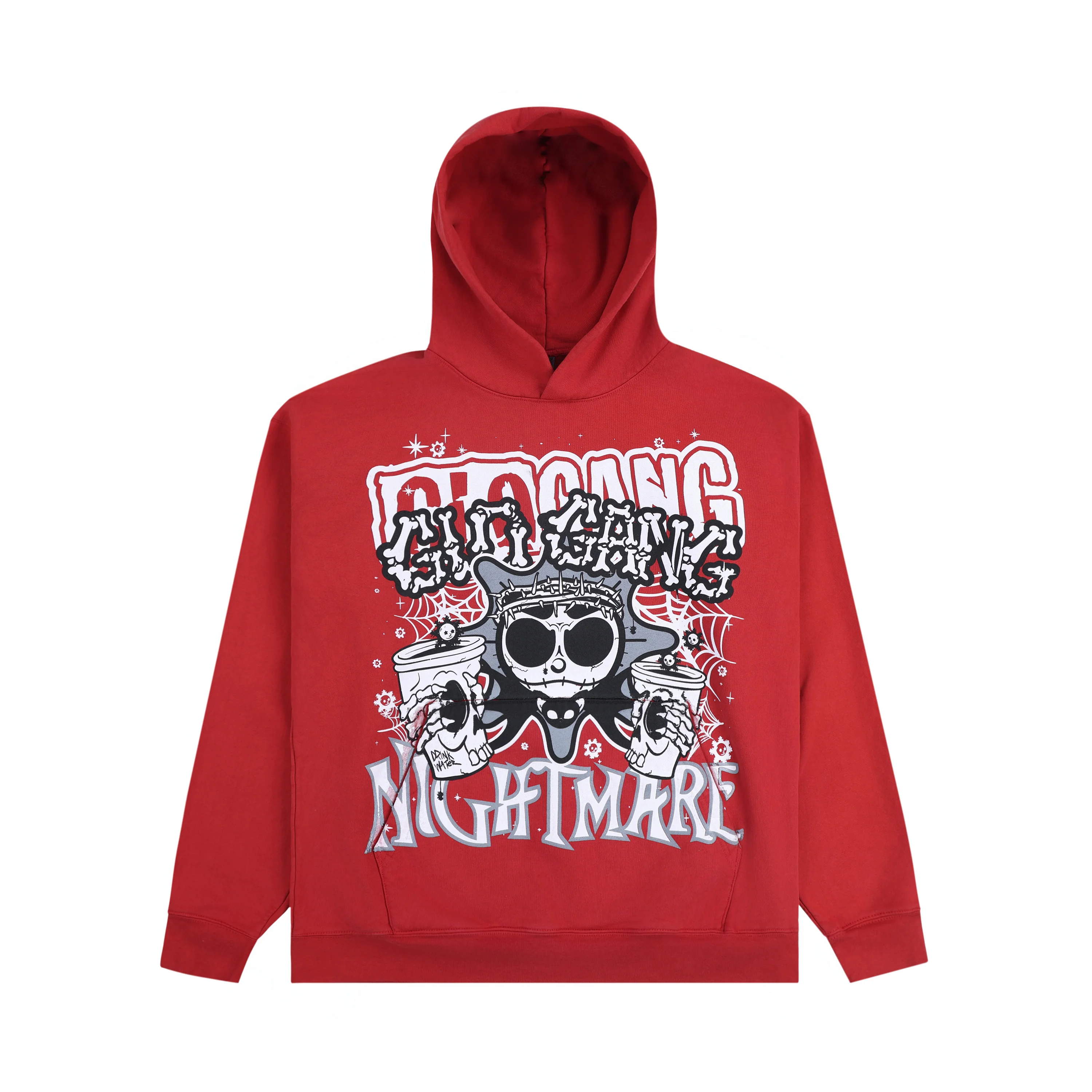 Glo Nightmare Before Christmas Hoodie (Red)
