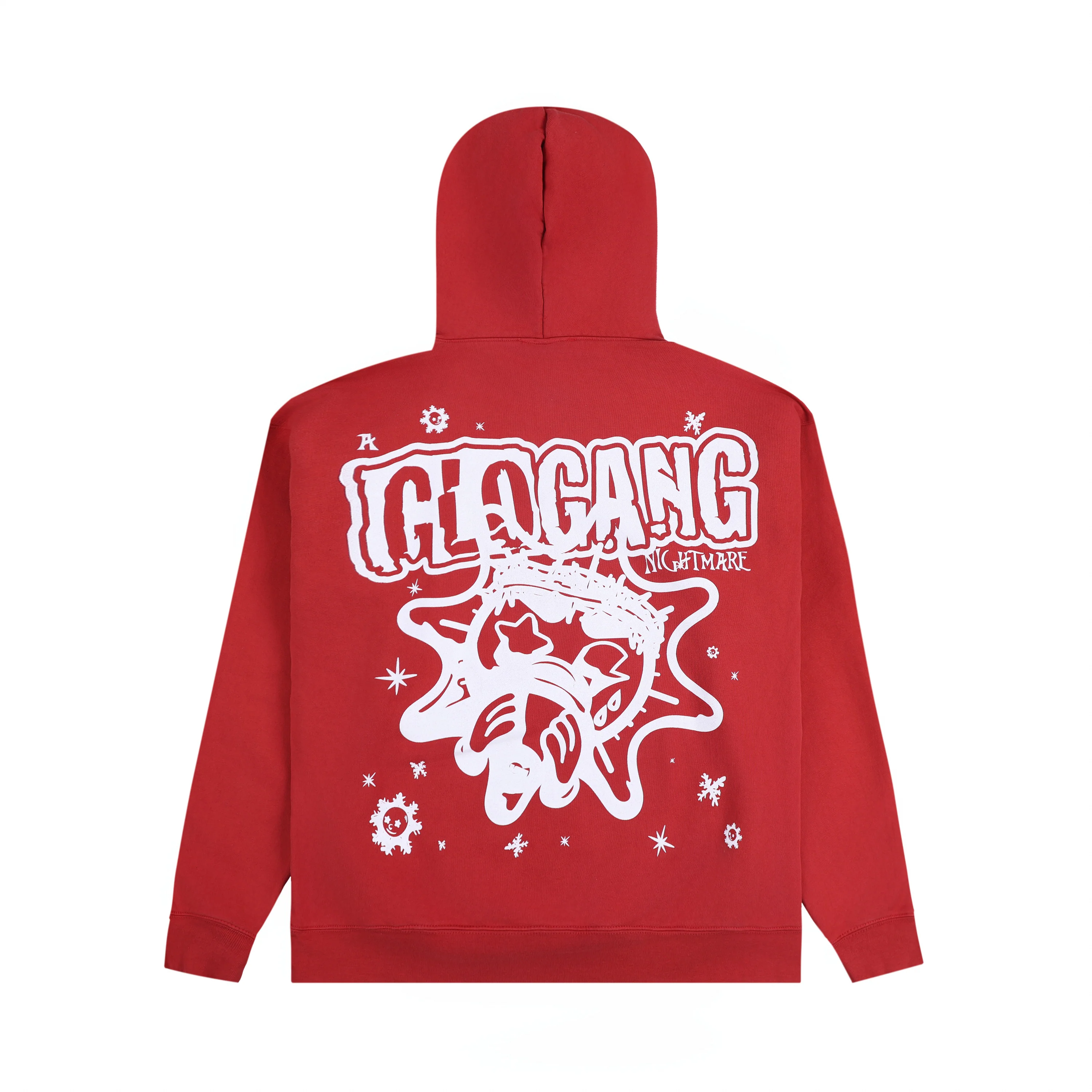 Glo Nightmare Before Christmas Hoodie (Red) - Image 2