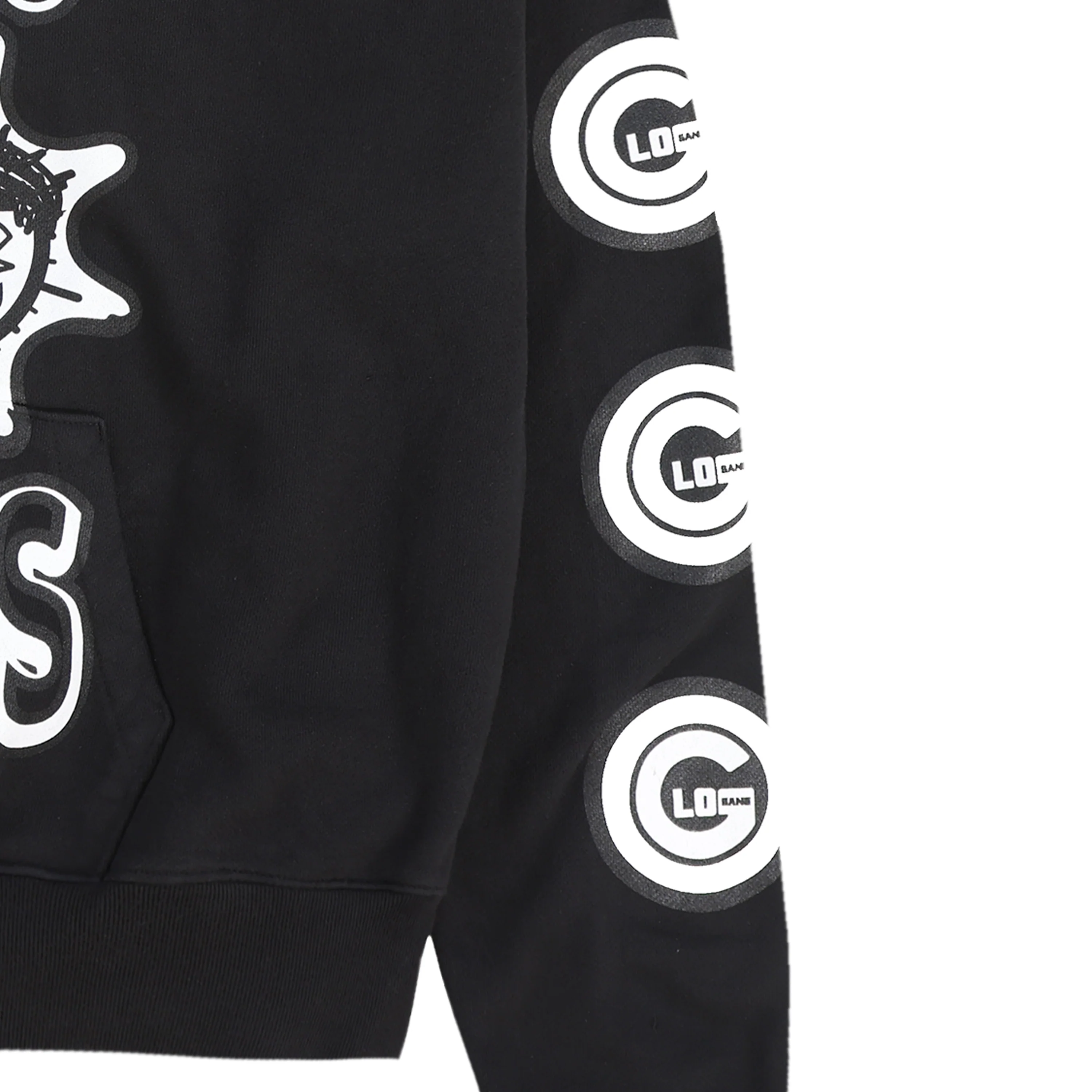 Glo Records Hoodie (Black) - Image 3