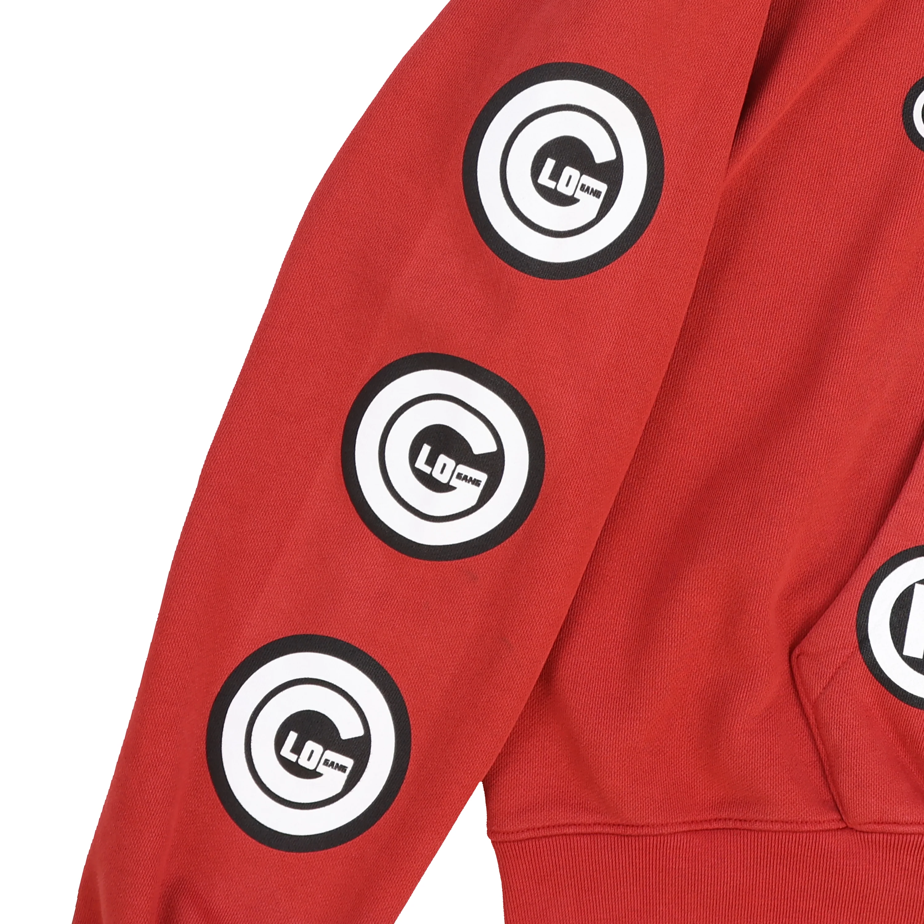 Glo Records Hoodie (Red) - Image 3