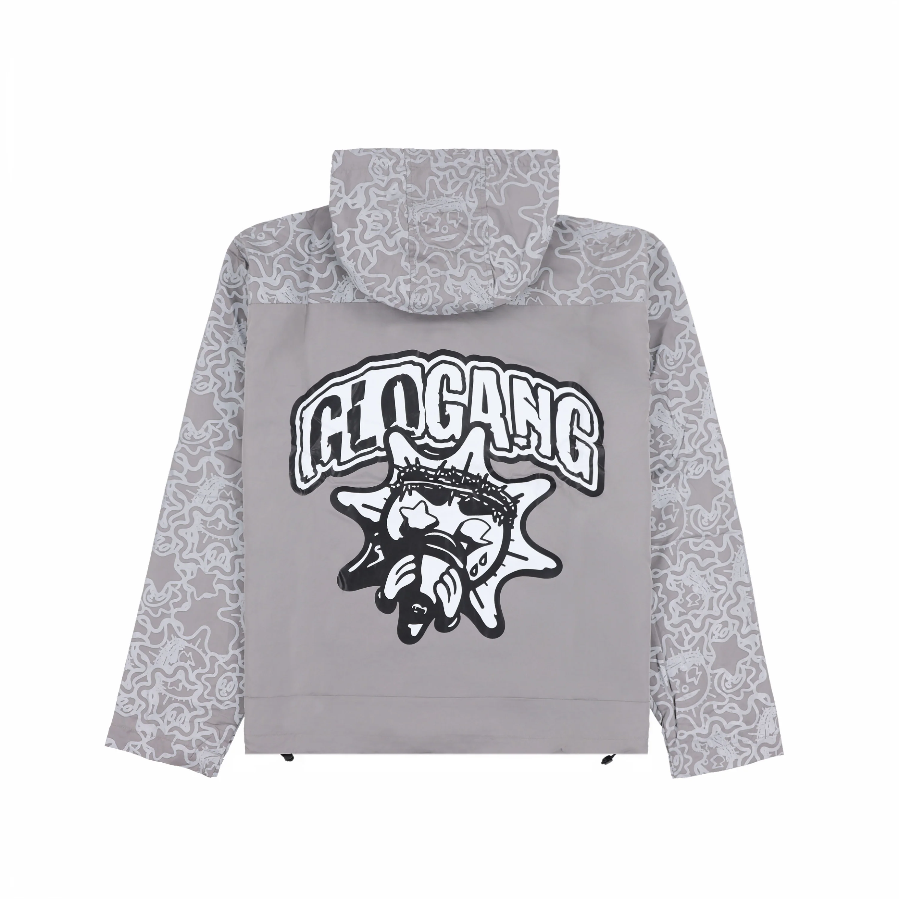 Glo Stars and Sun Windbreaker (Charcoal Grey) - Image 2