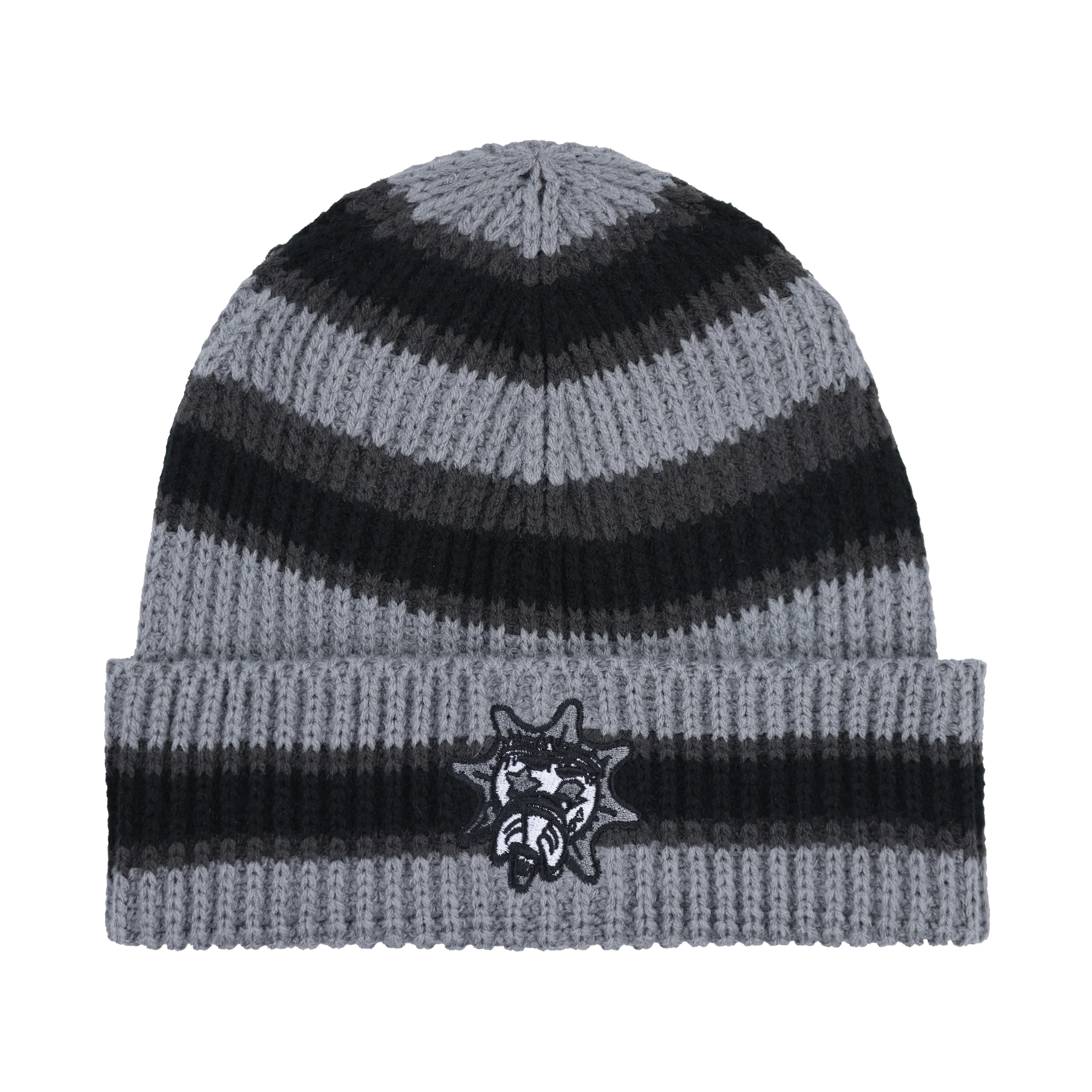 Glo Stripe Beanie (Black/Grey)