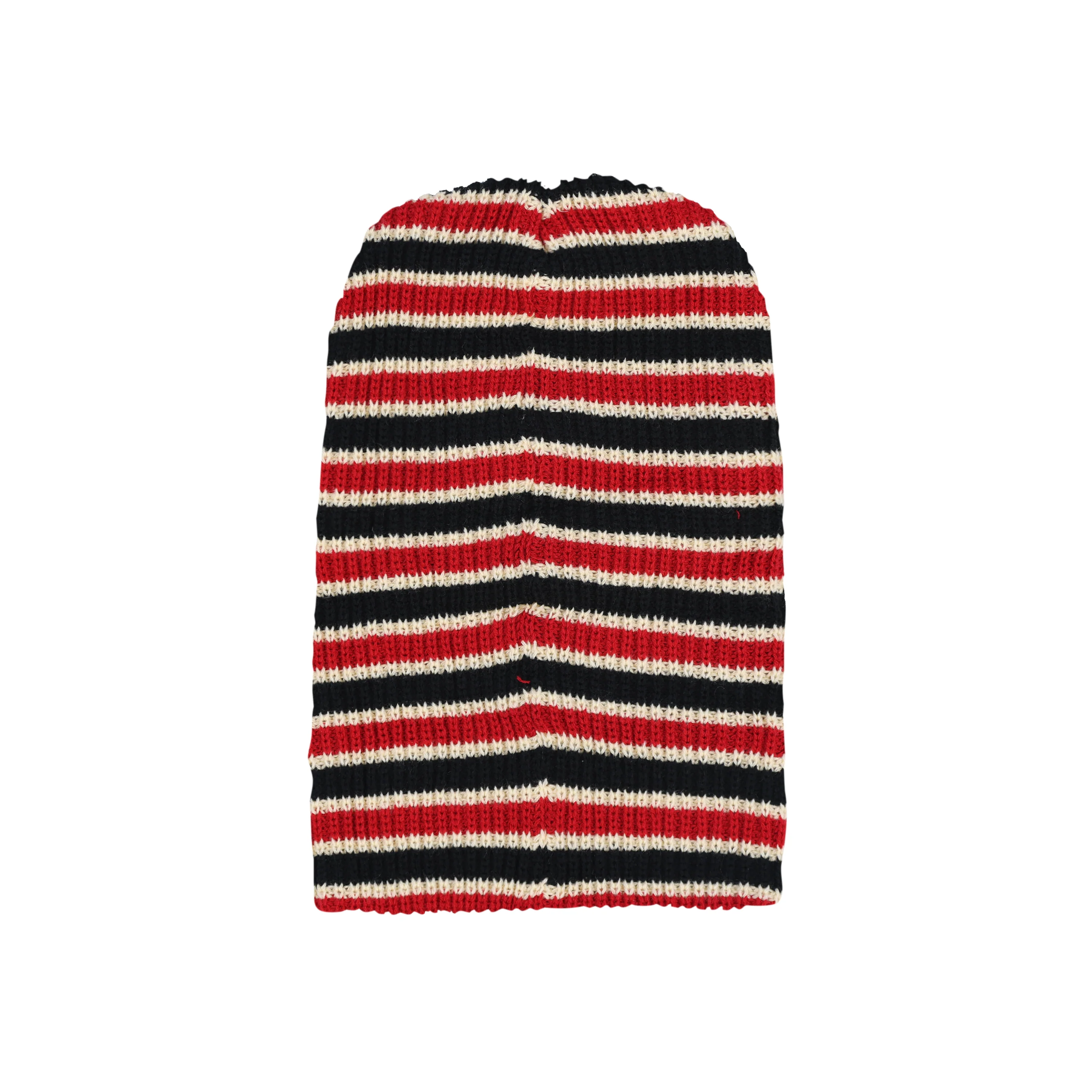 Glo Stripe Ski Mask (Black/Red) - Image 2