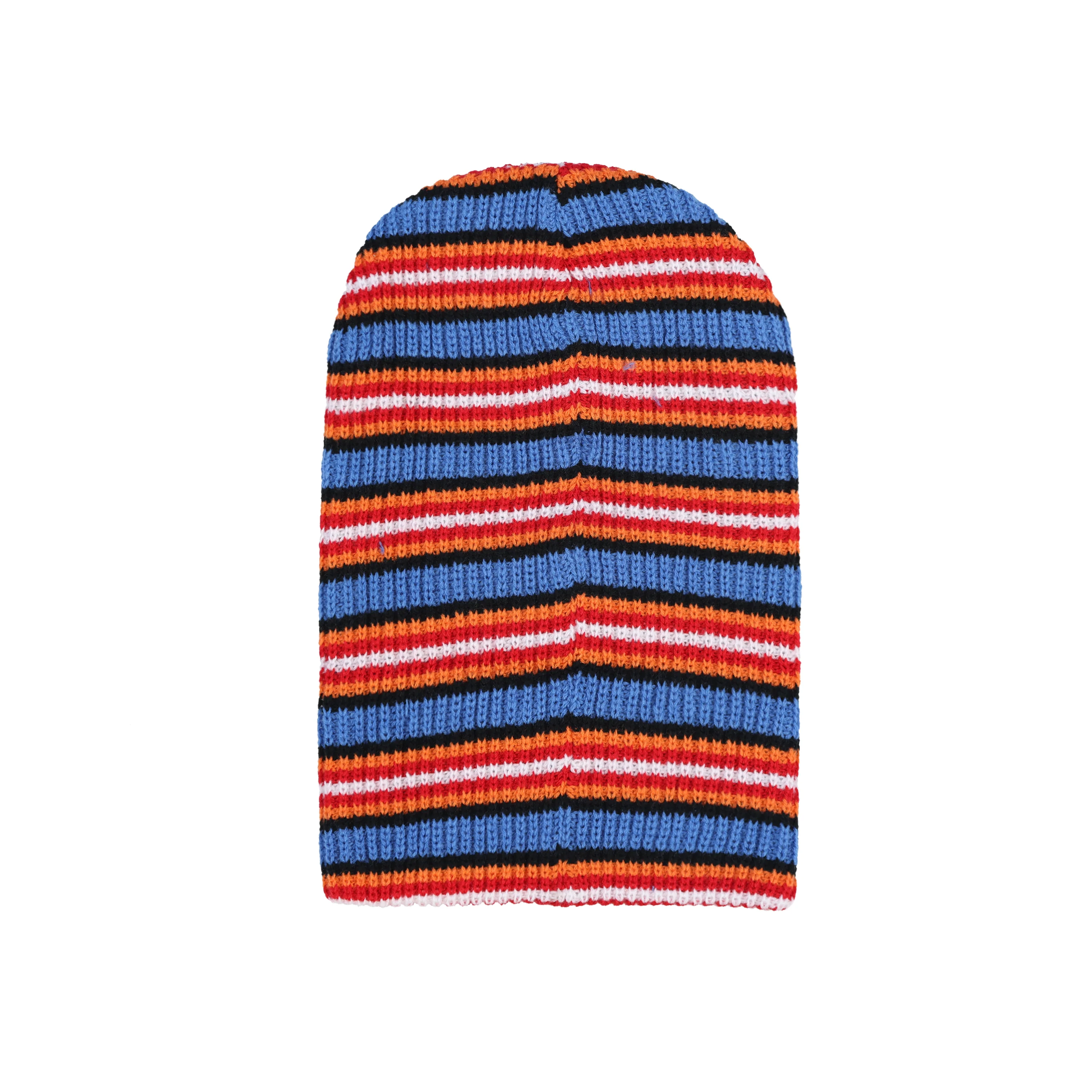 Glo Stripe Ski Mask (Blue/Red) - Image 2