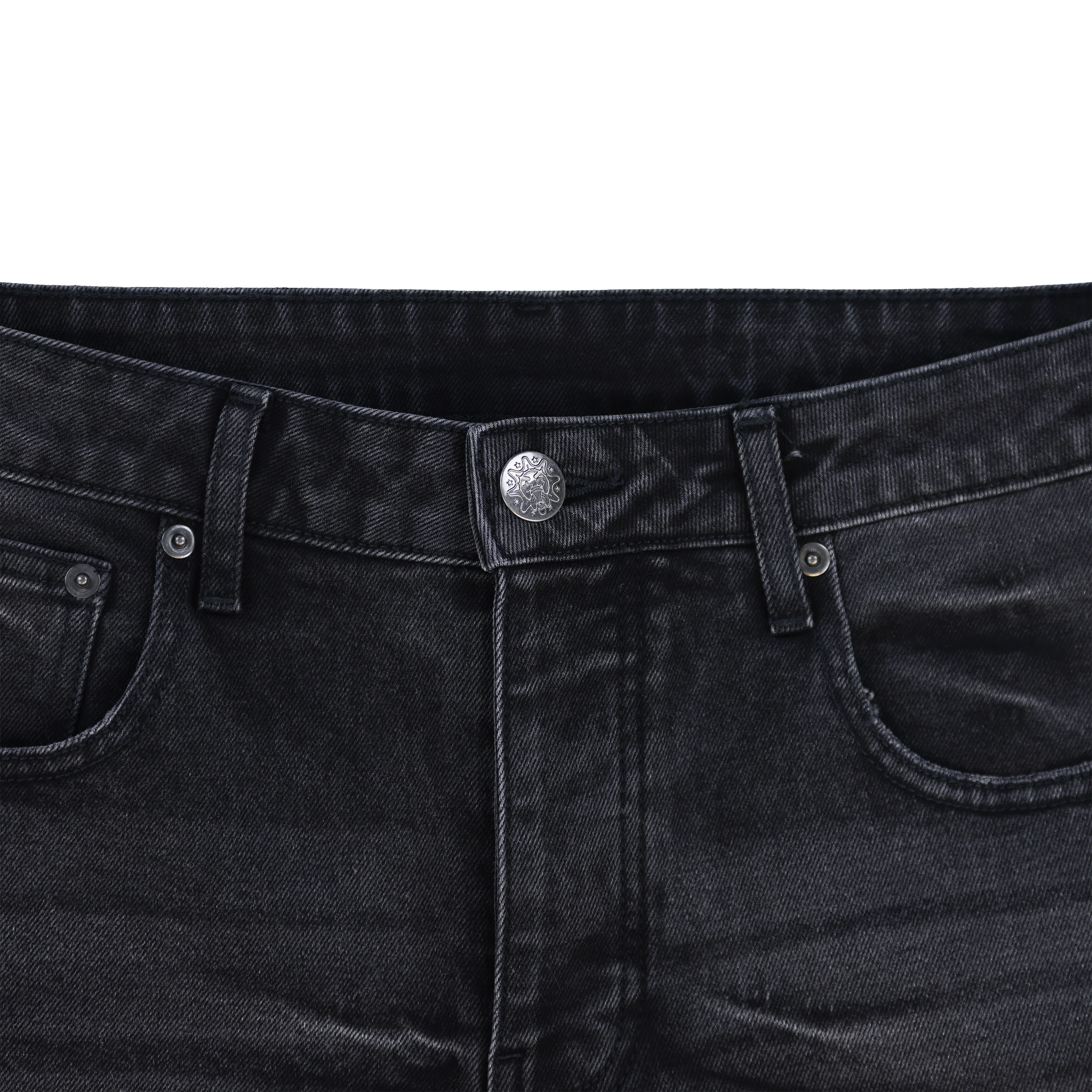Glo Gang Denim Cargo Flare (Black) - Image 5