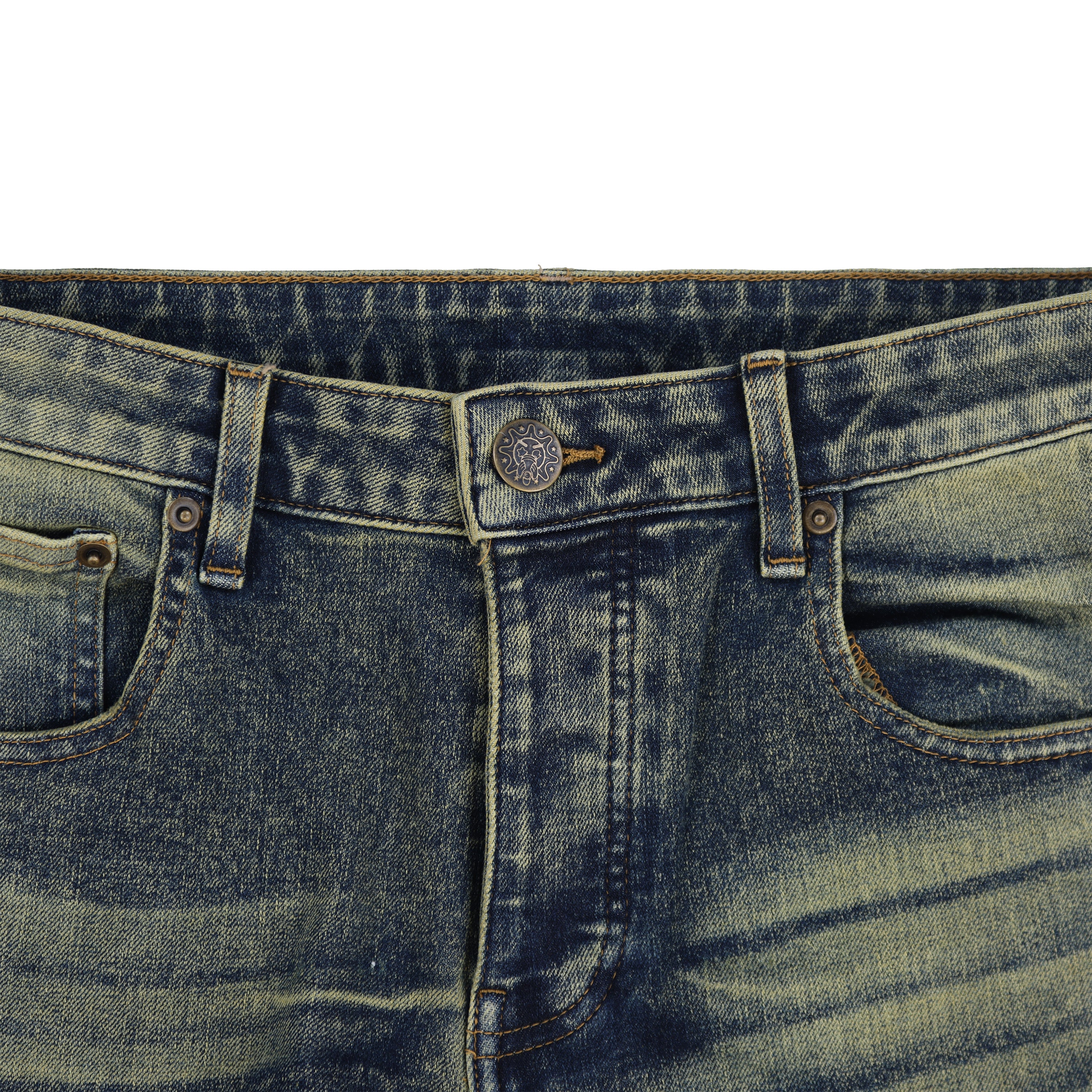 Glo Gang Denim Cargo Flare (Indigo Denim) - Image 6