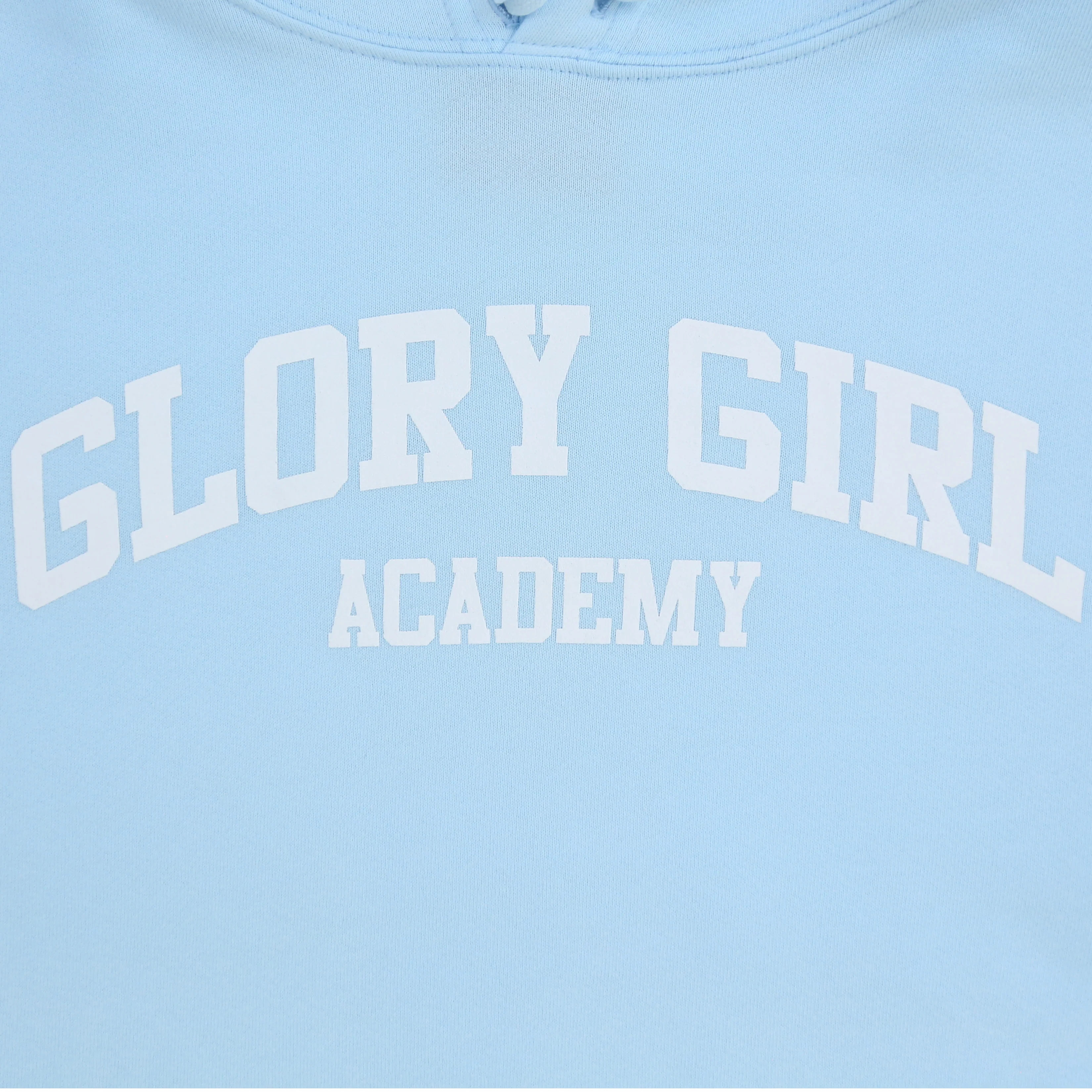 Glory Girl Academy Crop Hoodie (Powder Blue) - Image 3