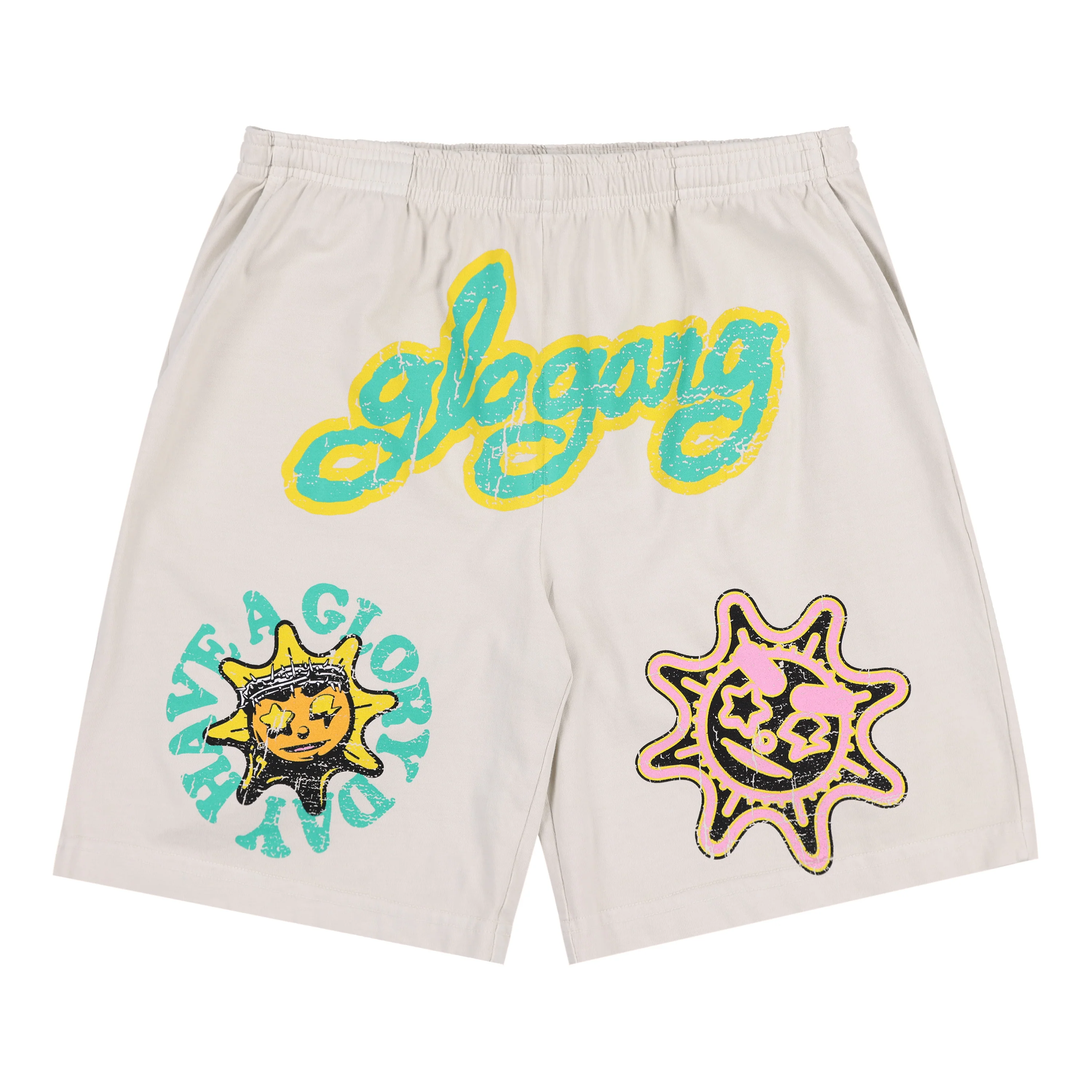 Have A Glory Day Shorts (Cream)