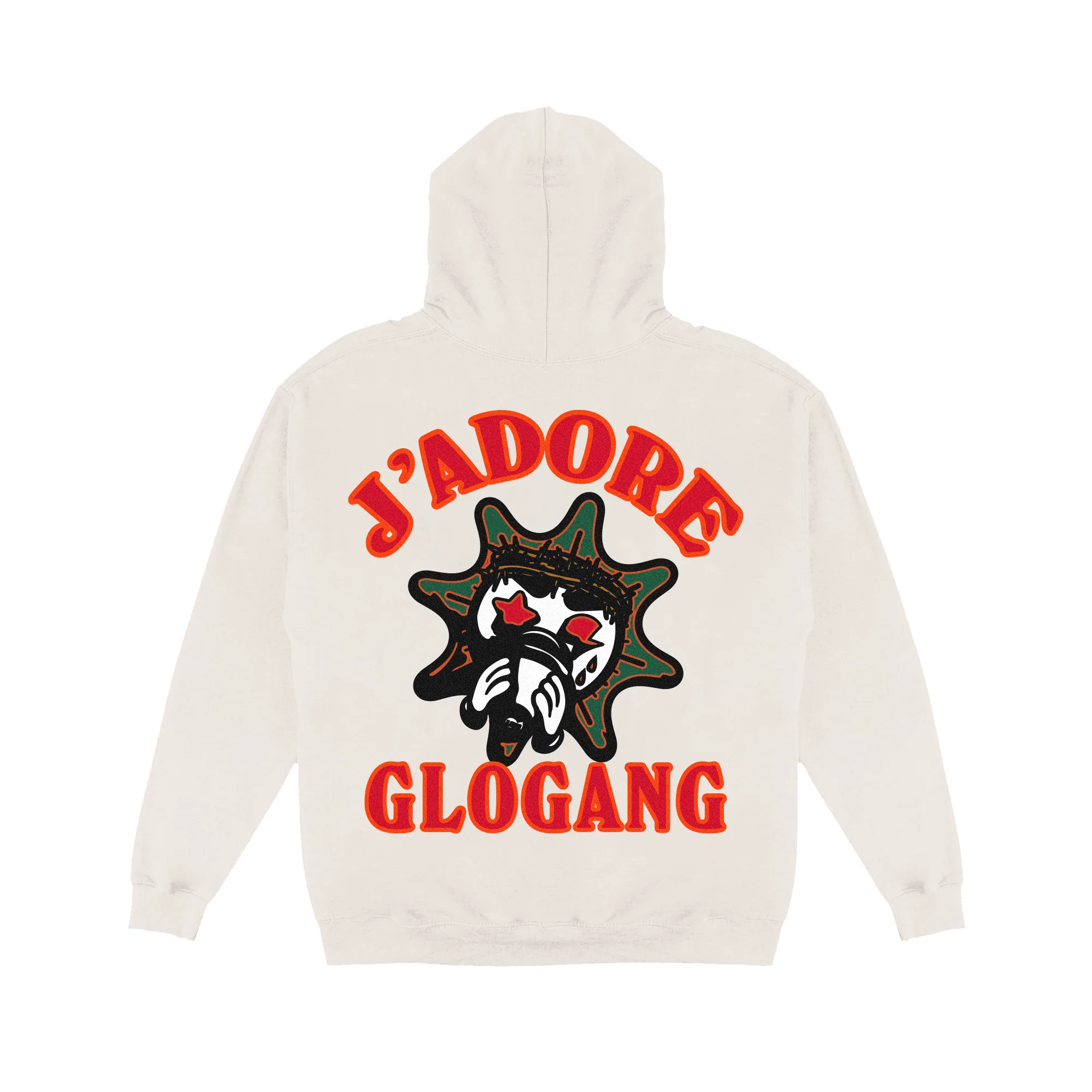 J'Adore Hoodie (Cream) - Image 2