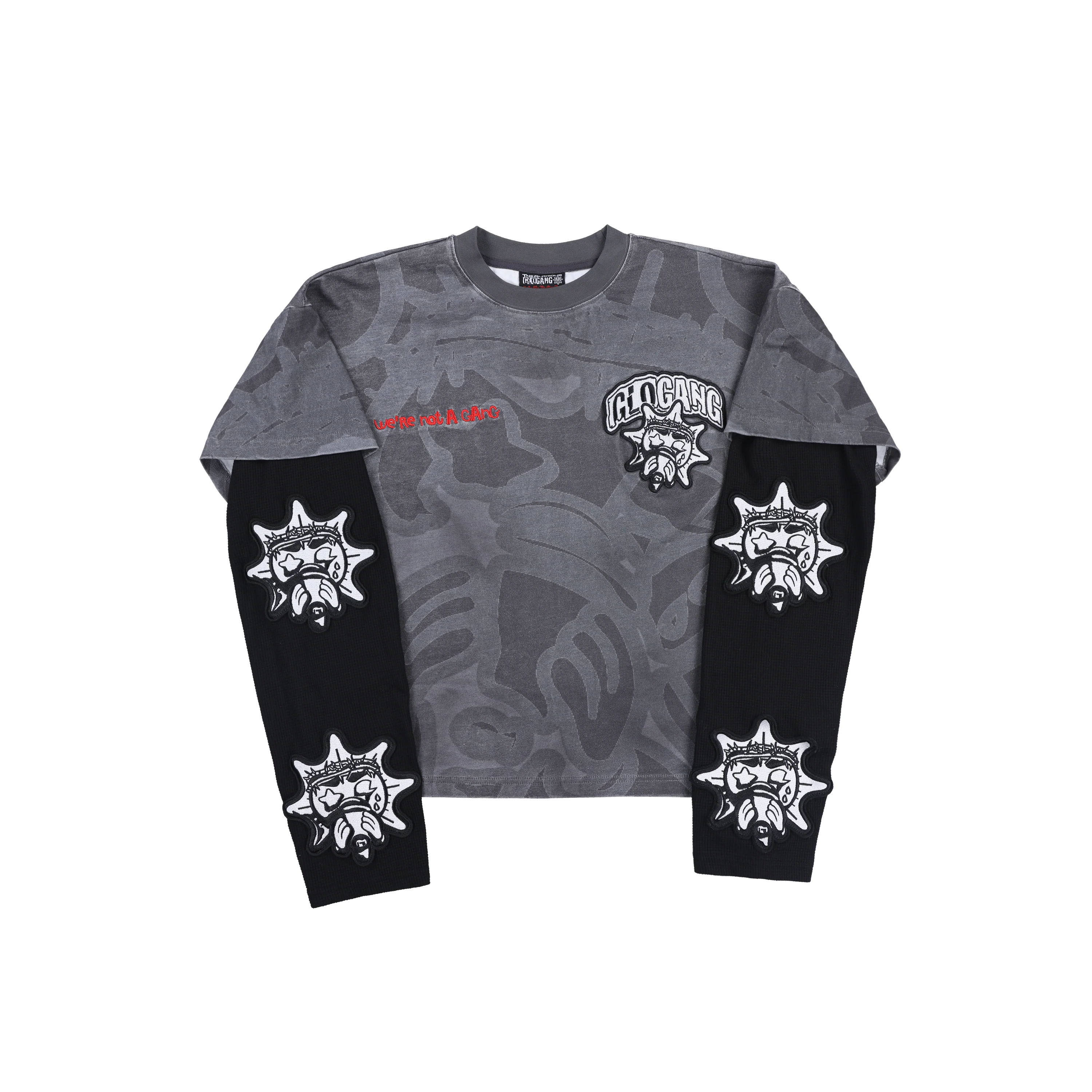 Not A Gang Double Thermal Layer Tee (Grey)