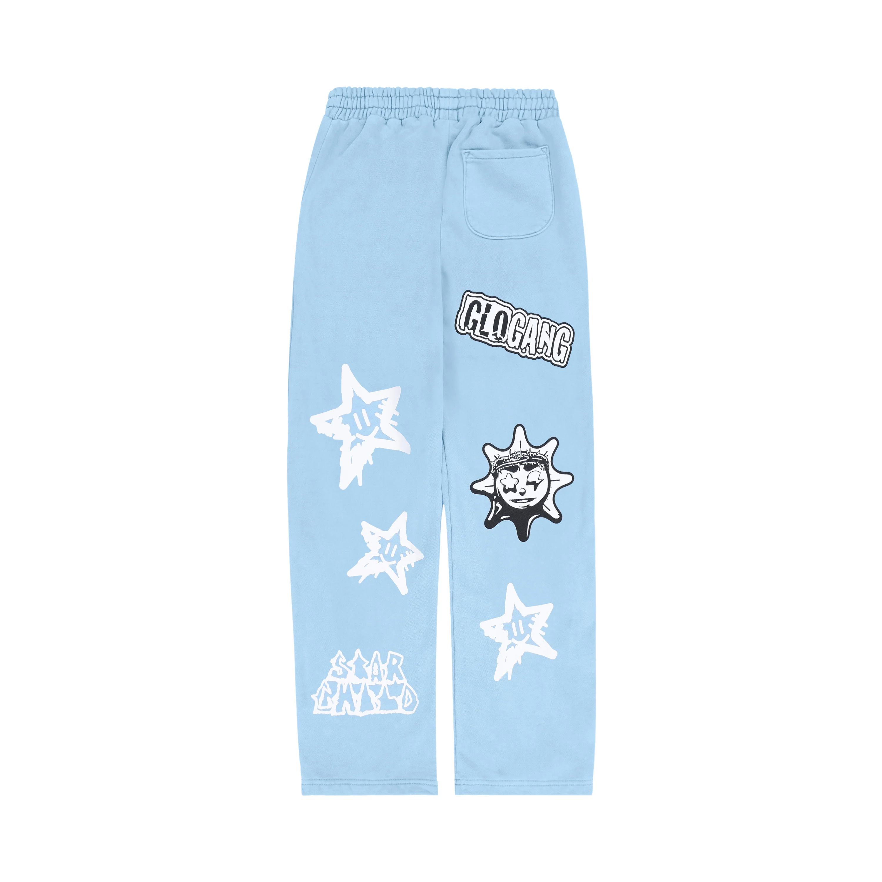 Star Child Straight Leg Sweatpant (Blue) - Image 2