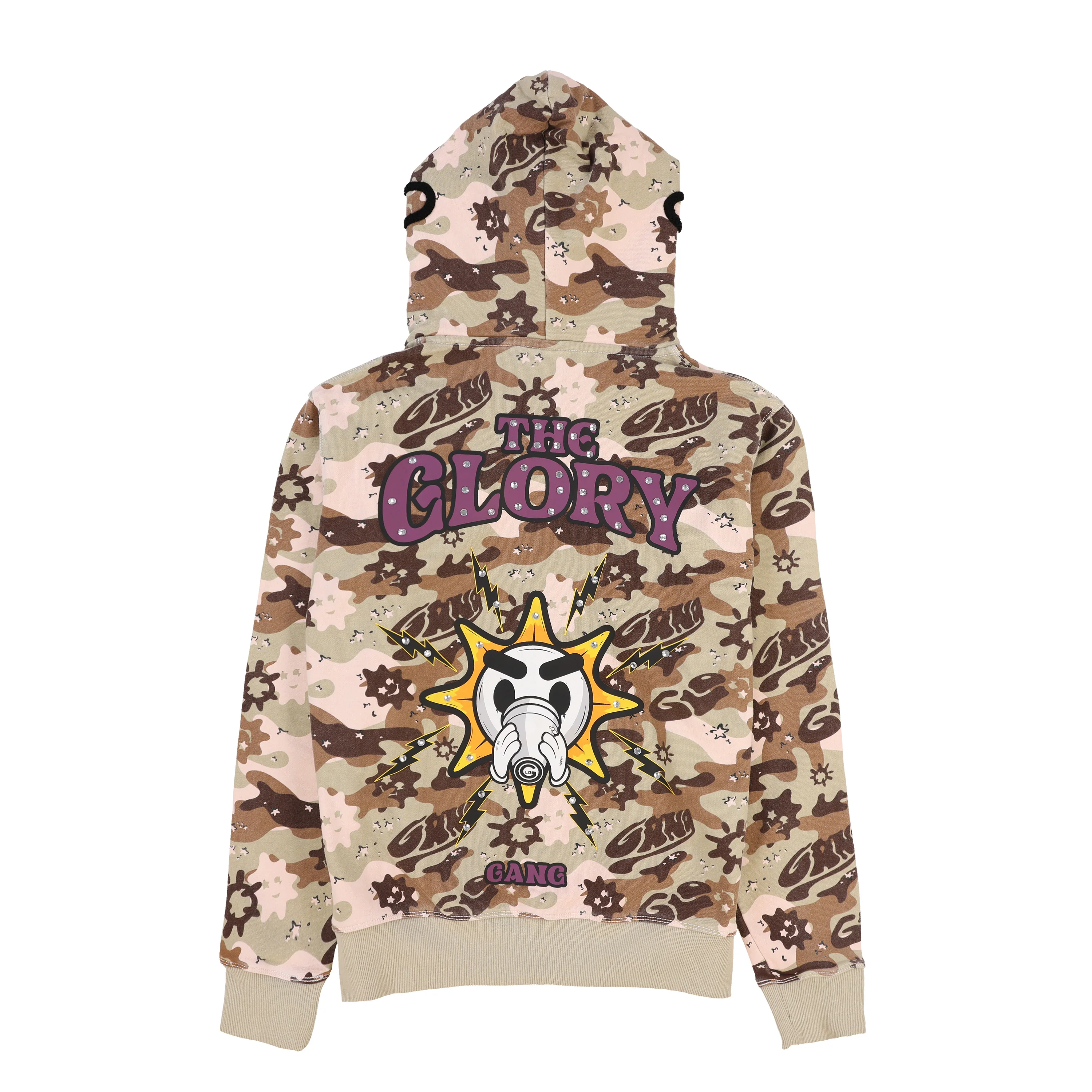 The Glory Full Zip Hoodie (Desert Wash Camo) - Image 2